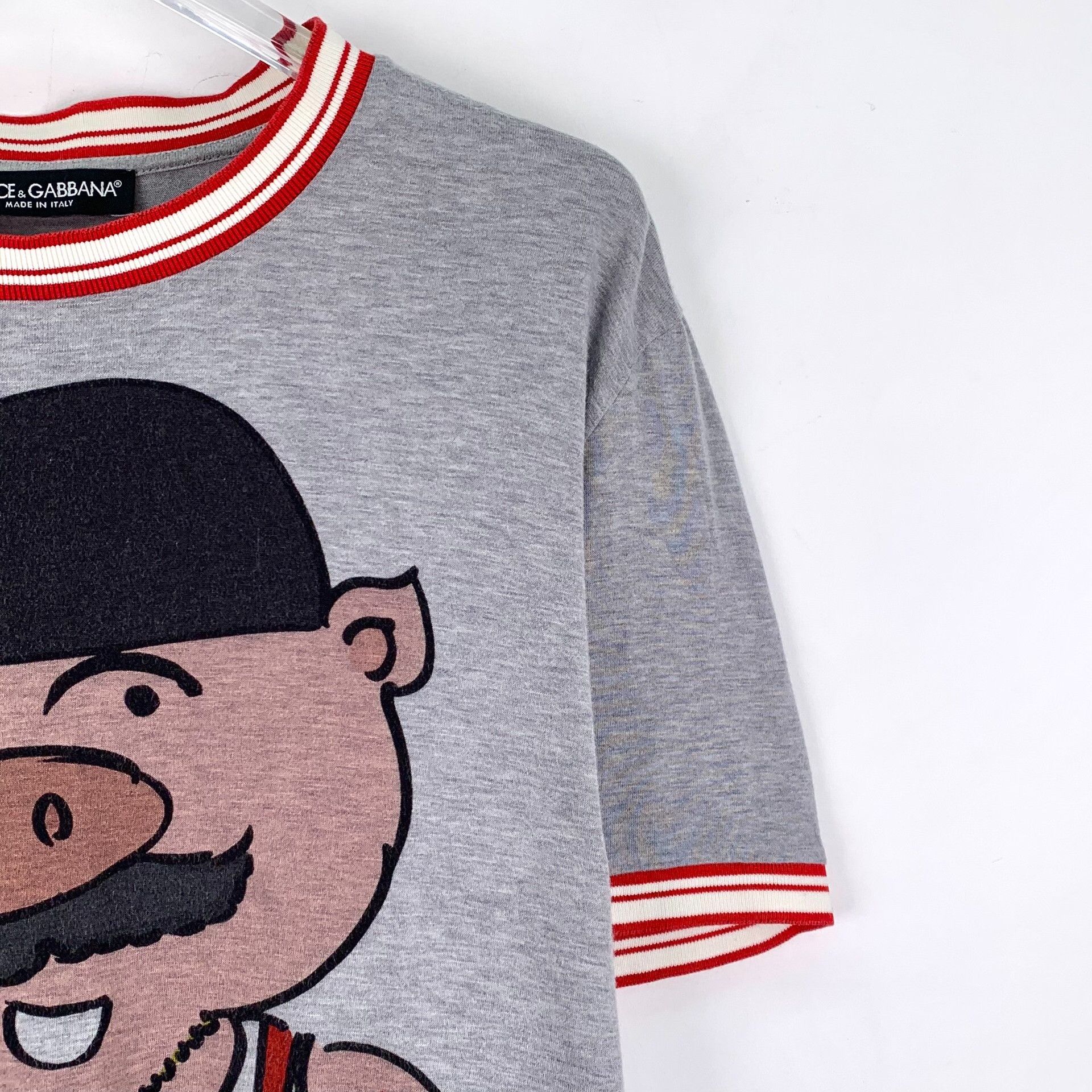 Dolce & Gabbana Dolce & Gabbana Pig Graphic T-Shirt EU 48 Size US M / EU 48-50 / 2 - 4 Thumbnail