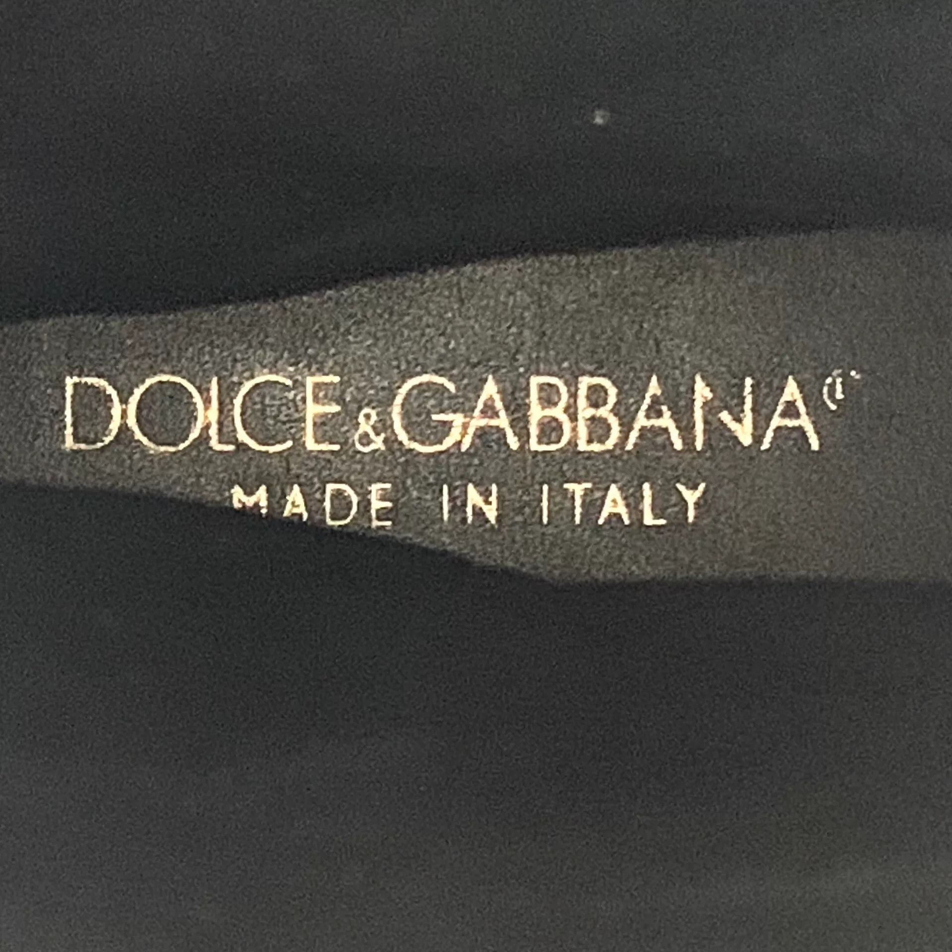 Dolce & Gabbana Dolce & Gabbana Leather Gold Logo Plate Boots 37 Size US 7 / IT 37 - 8 Thumbnail