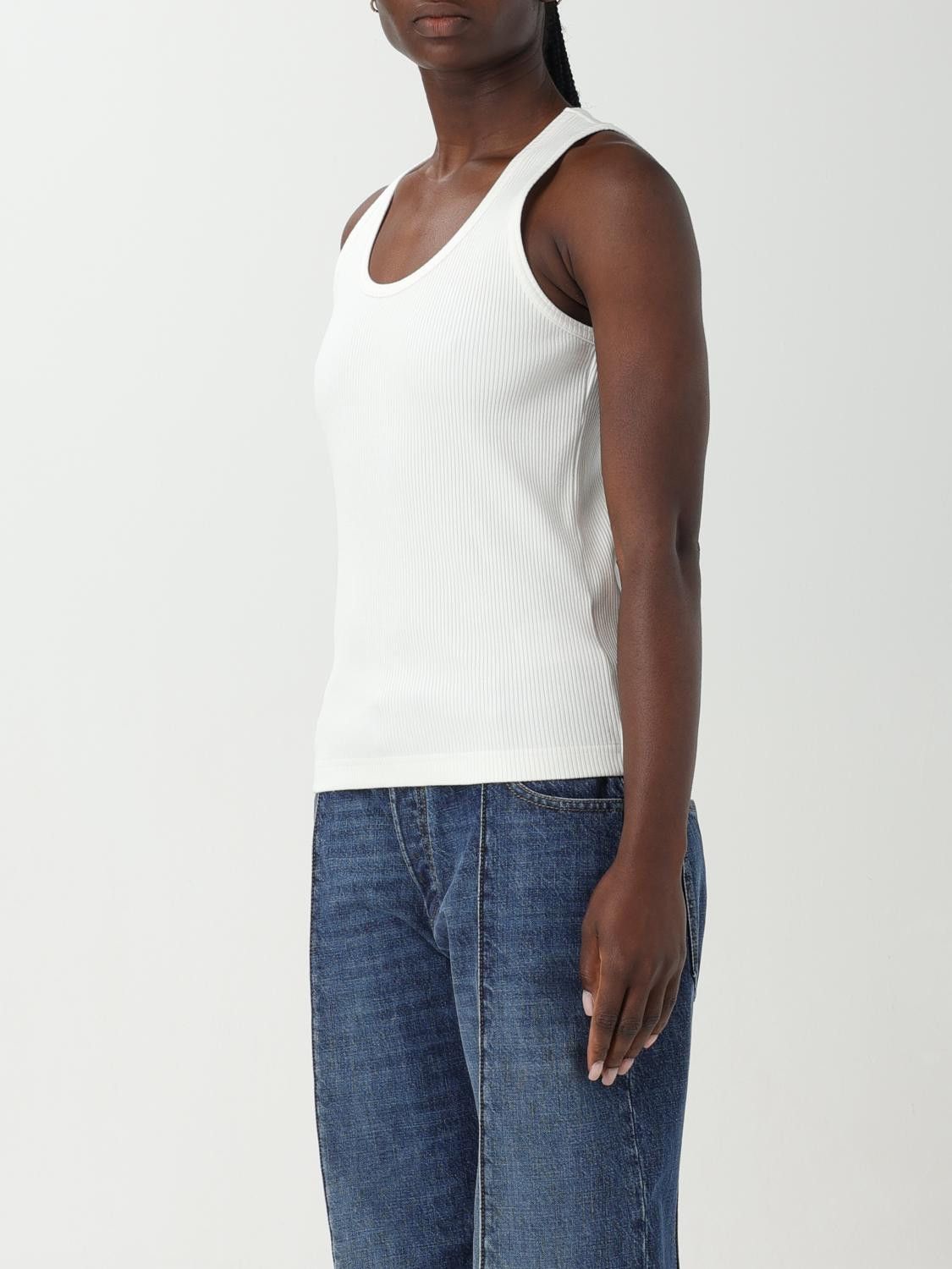 Bottega Veneta Bottega Veneta T-Shirt Woman White Size S / US 4 / IT 40 - 4 Thumbnail