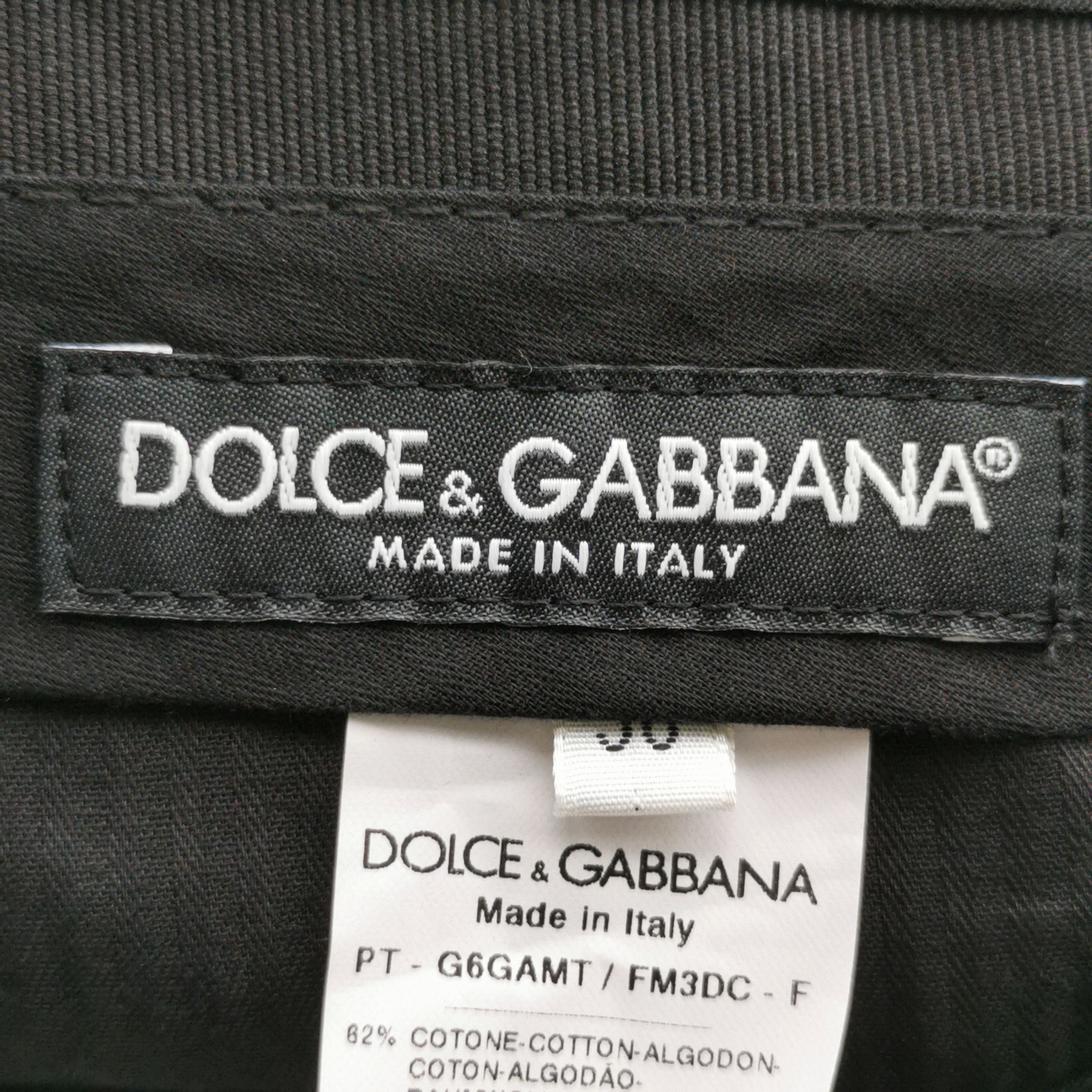 Dolce & Gabbana Dolce&Gabbana Wool Silk Blend Trousers 56 Size US 40 / EU 56 - 4 Thumbnail