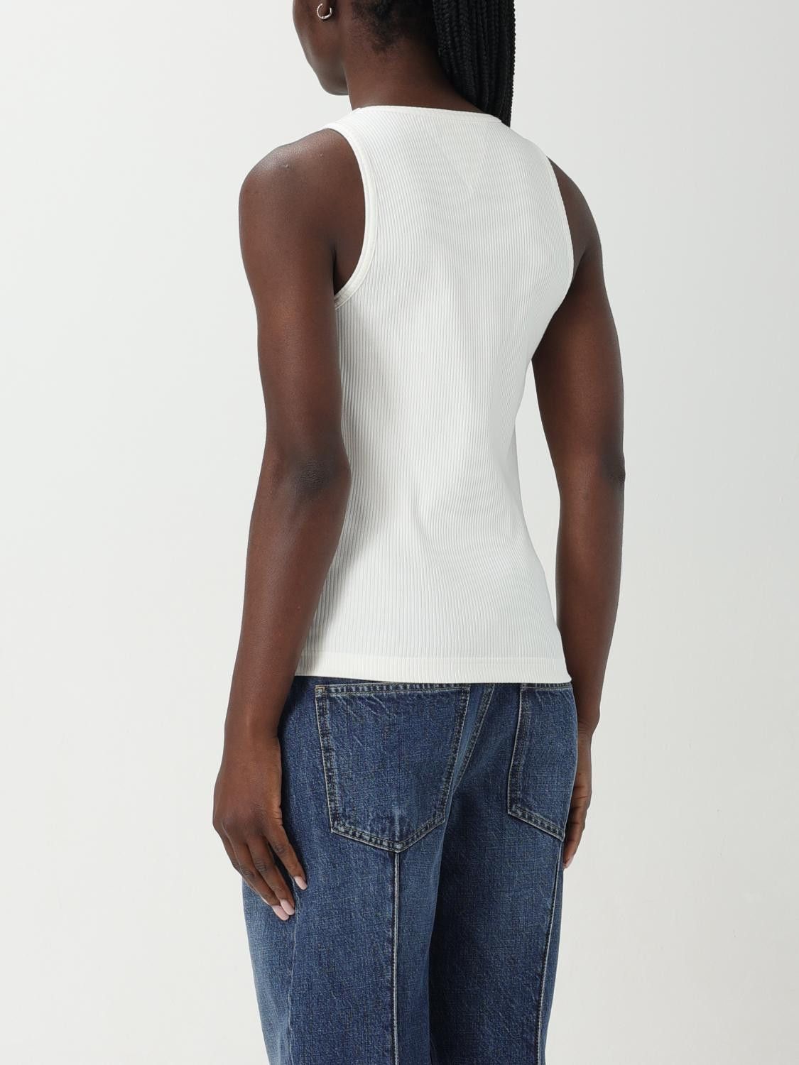 Bottega Veneta Bottega Veneta T-Shirt Woman White Size XS / US 0-2 / IT 36-38 - 3 Thumbnail