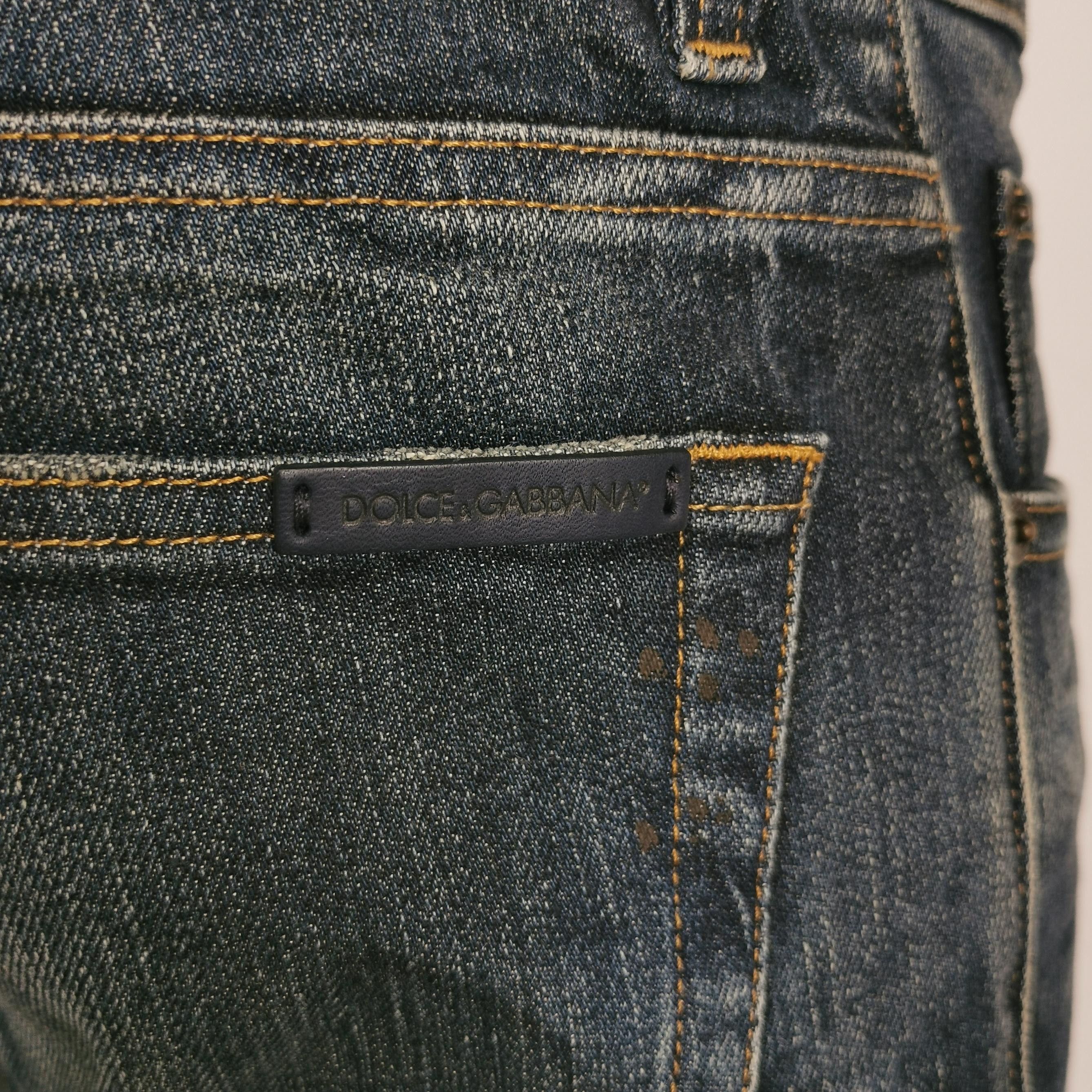Dolce & Gabbana Dolce&Gabbana Distressed Denim Size 30 Size US 30 / EU 46 - 4 Thumbnail
