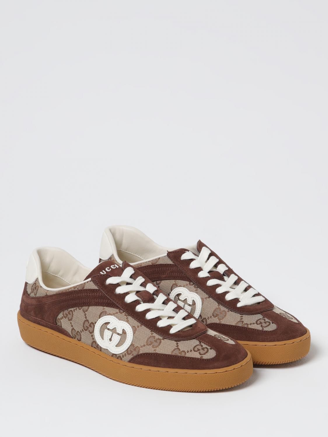 Gucci Gucci Sneakers Men Beige Size US 13 / EU 46 - 2 Thumbnail