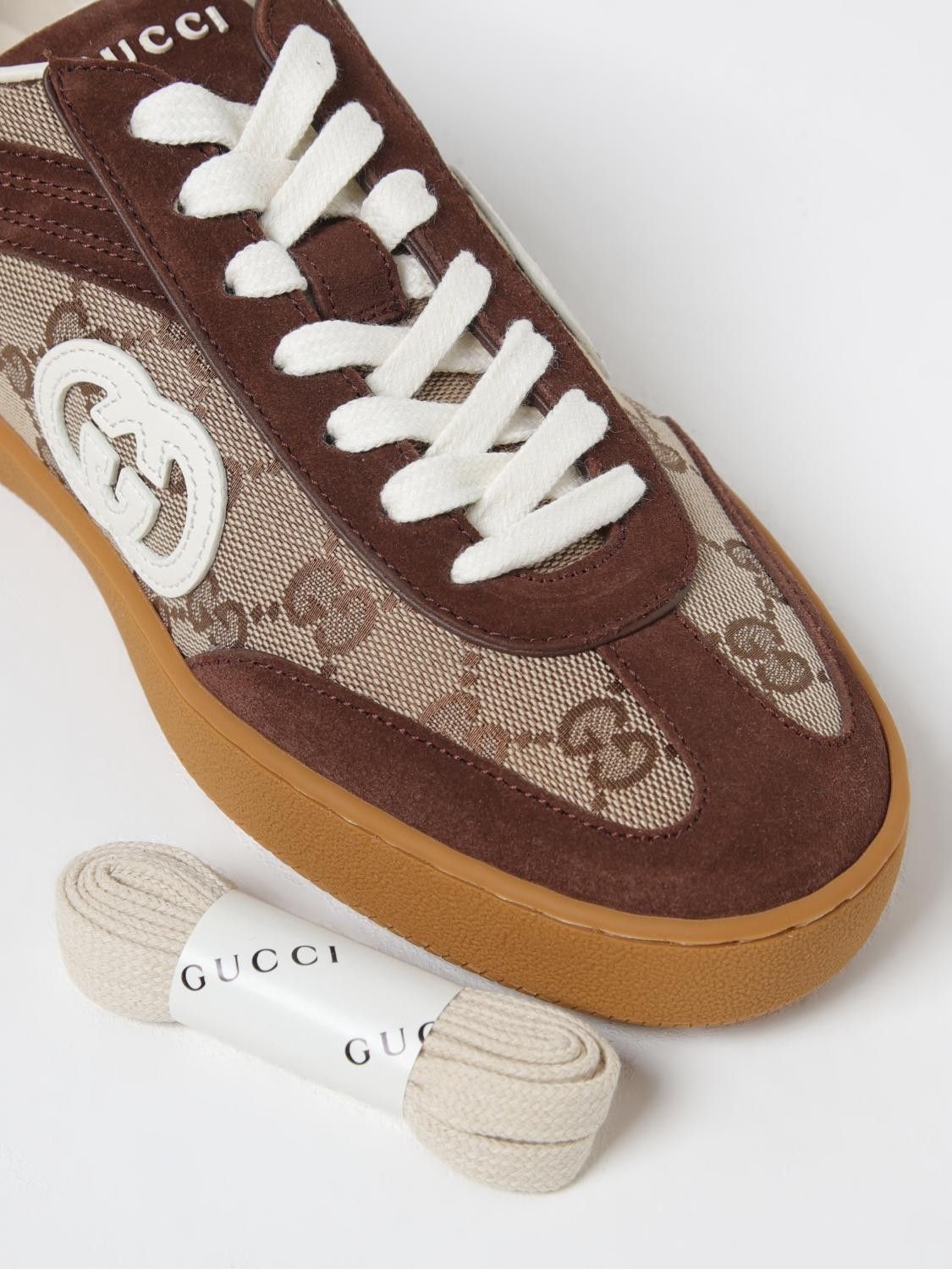 Gucci Gucci Sneakers Men Beige Size US 13 / EU 46 - 4 Thumbnail