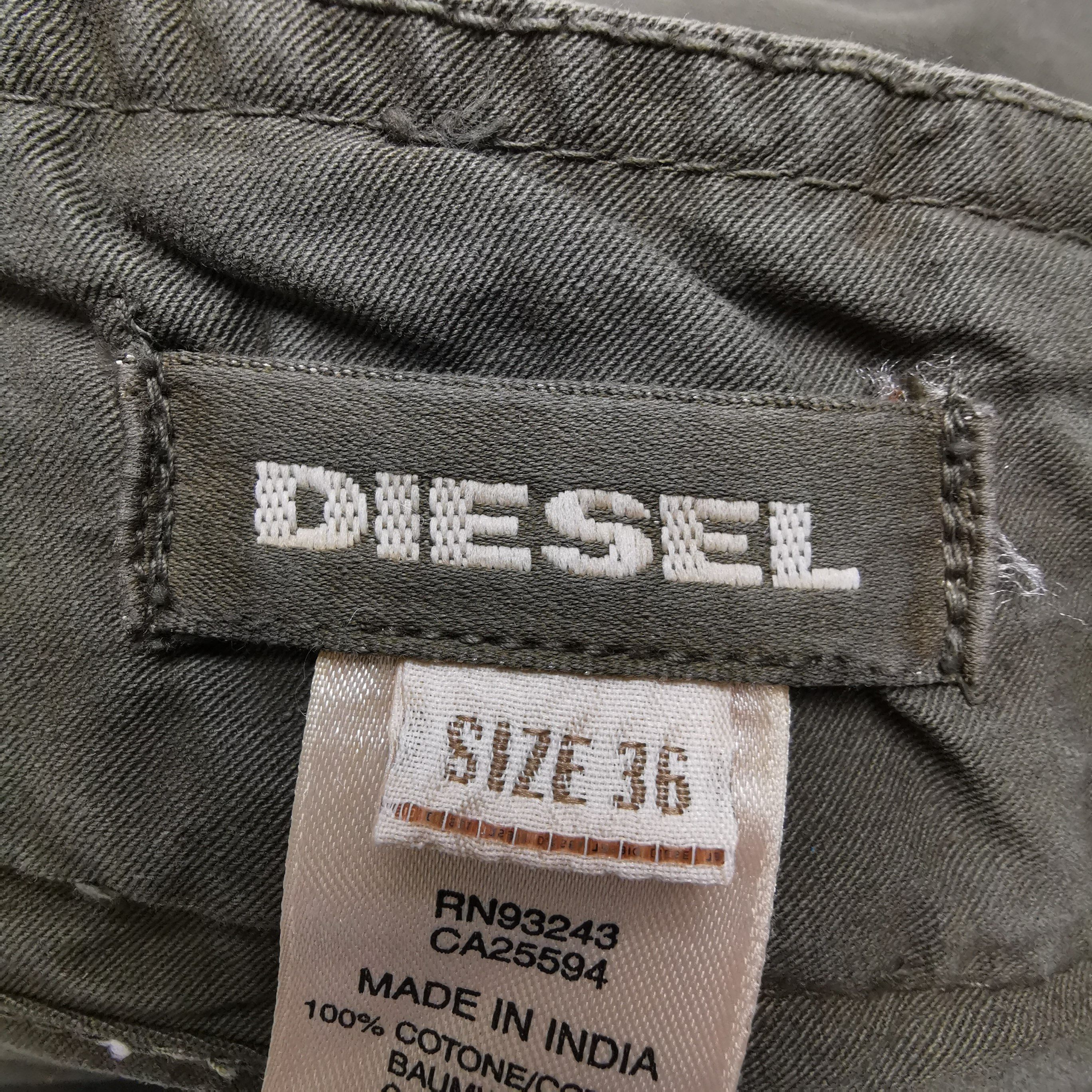 Diesel Diesel Logo Patch Cotton Casual Pants Size 36 Size US 36 / EU 52 - 6 Thumbnail