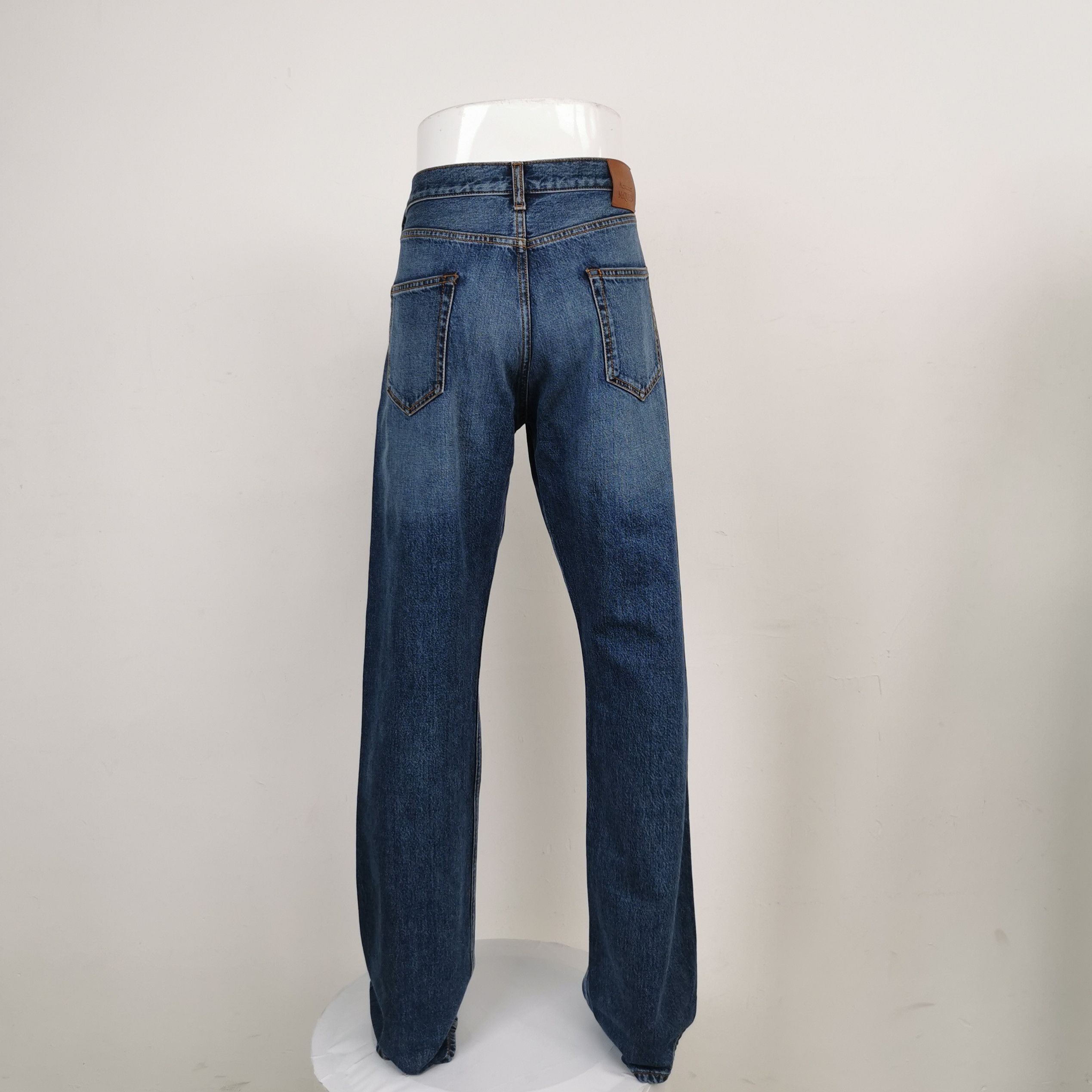 Alexander McQueen Alexander McQueen Blue Cotton Denim Jeans IT 50 Size US 34 / EU 50 - 3 Thumbnail