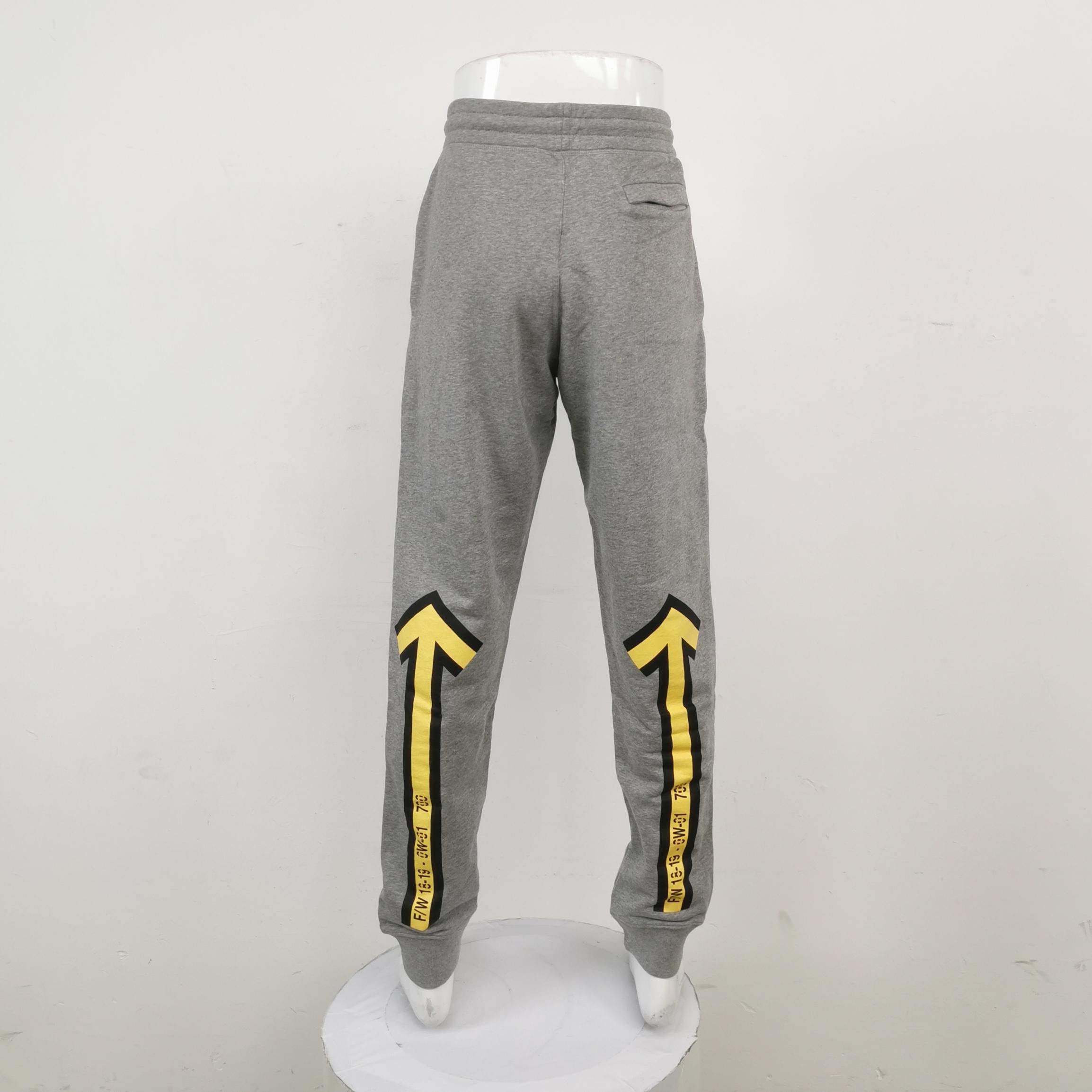 Off-White Off-White Arrow Print Sweatpants Gray Size L Size US 34 / EU 50 - 3 Thumbnail