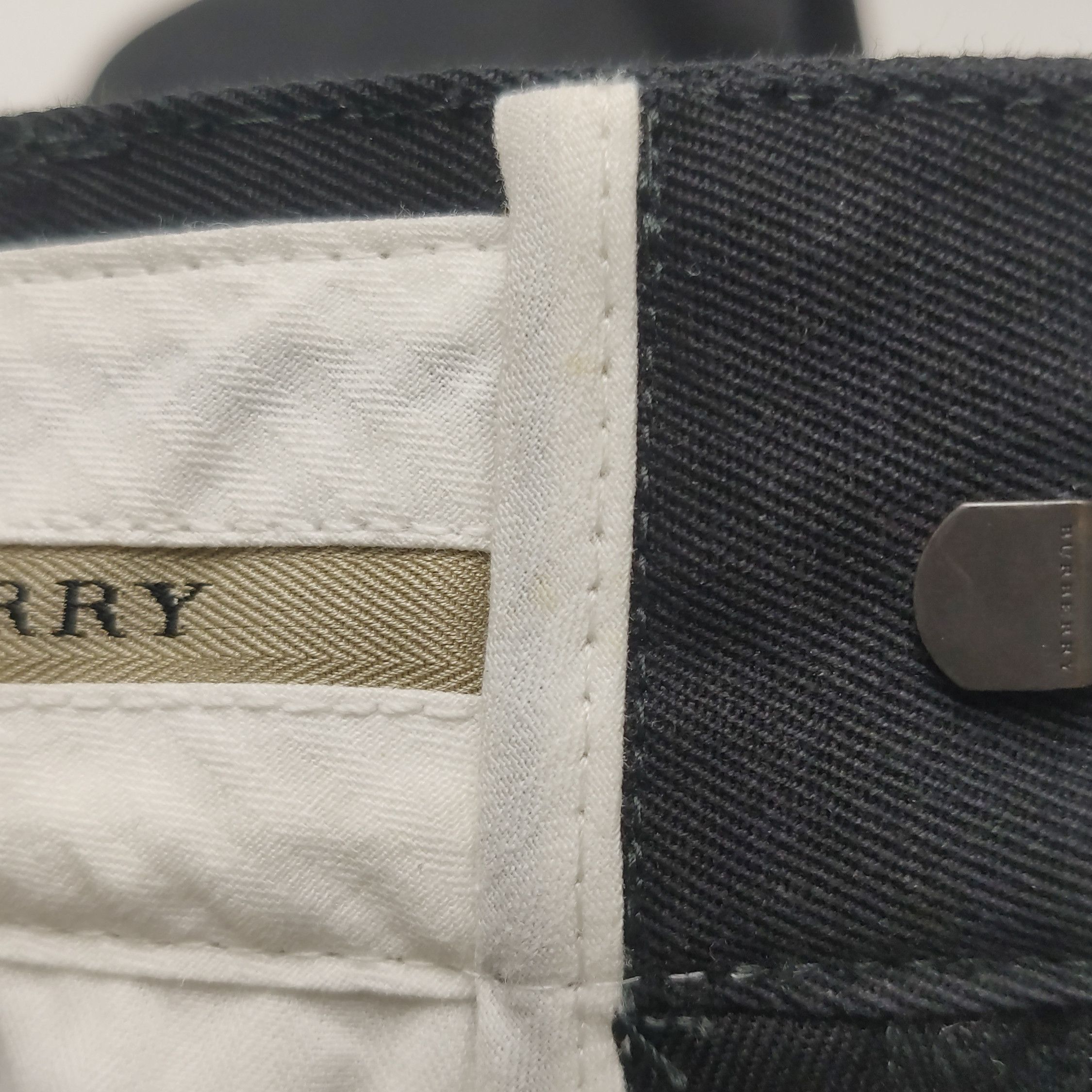 Burberry Burberry Black Cotton Blend Trousers Size 48 Size US 32 / EU 48 - 11 Thumbnail