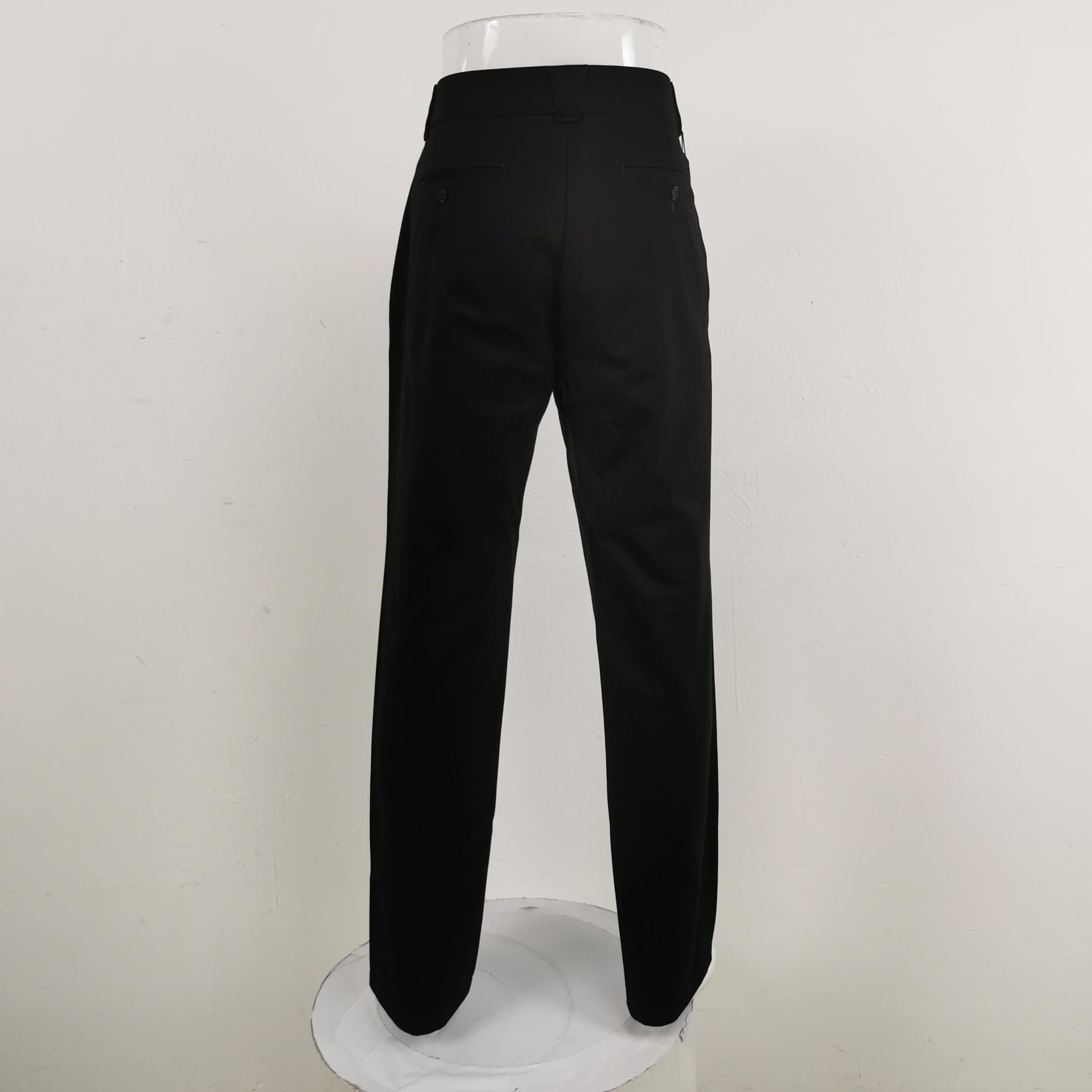 Burberry Burberry Black Cotton Blend Trousers Size 48 Size US 32 / EU 48 - 3 Thumbnail