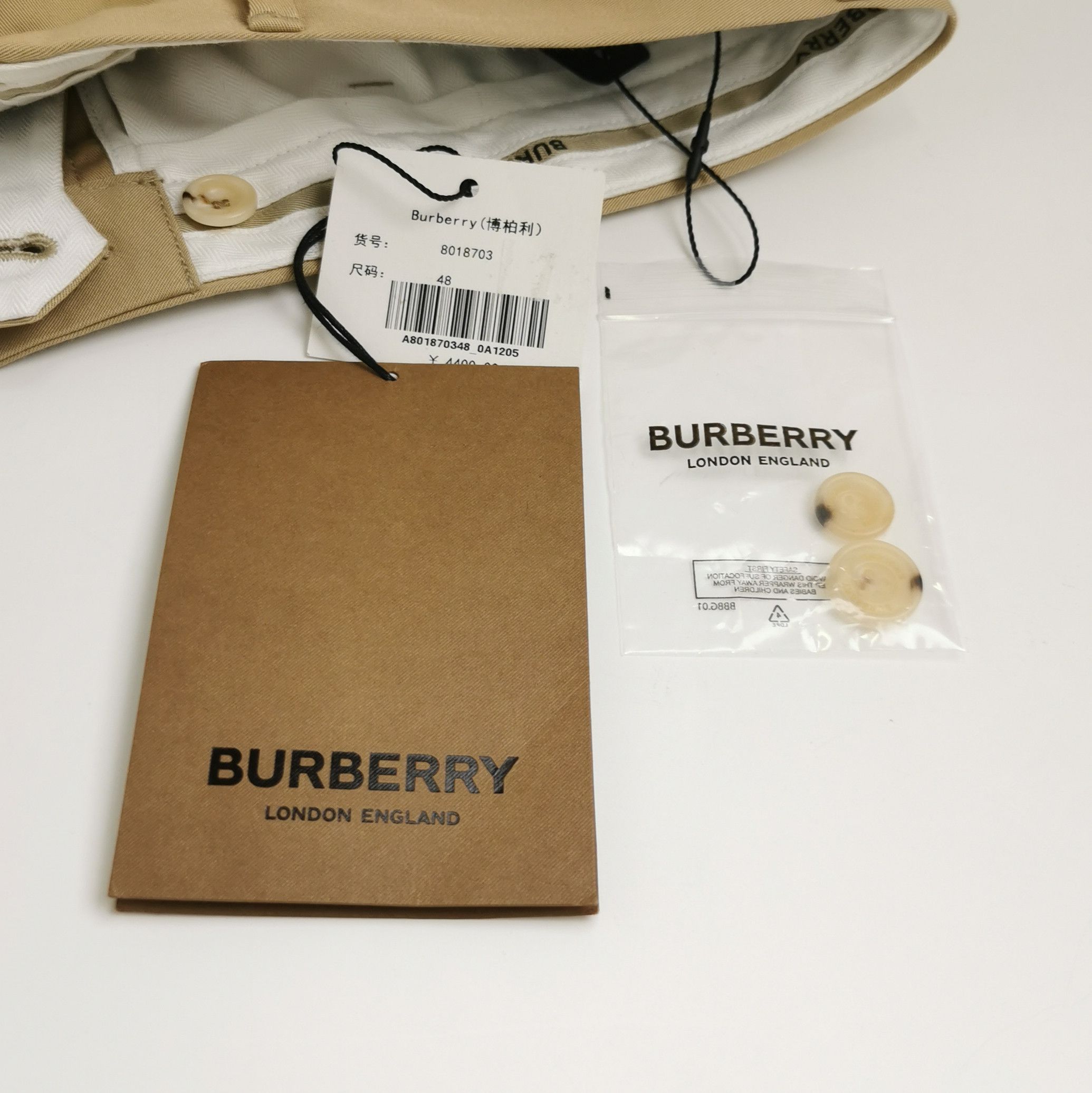 Burberry Burberry Cotton Casual Pants 48 Size US 32 / EU 48 - 5 Thumbnail