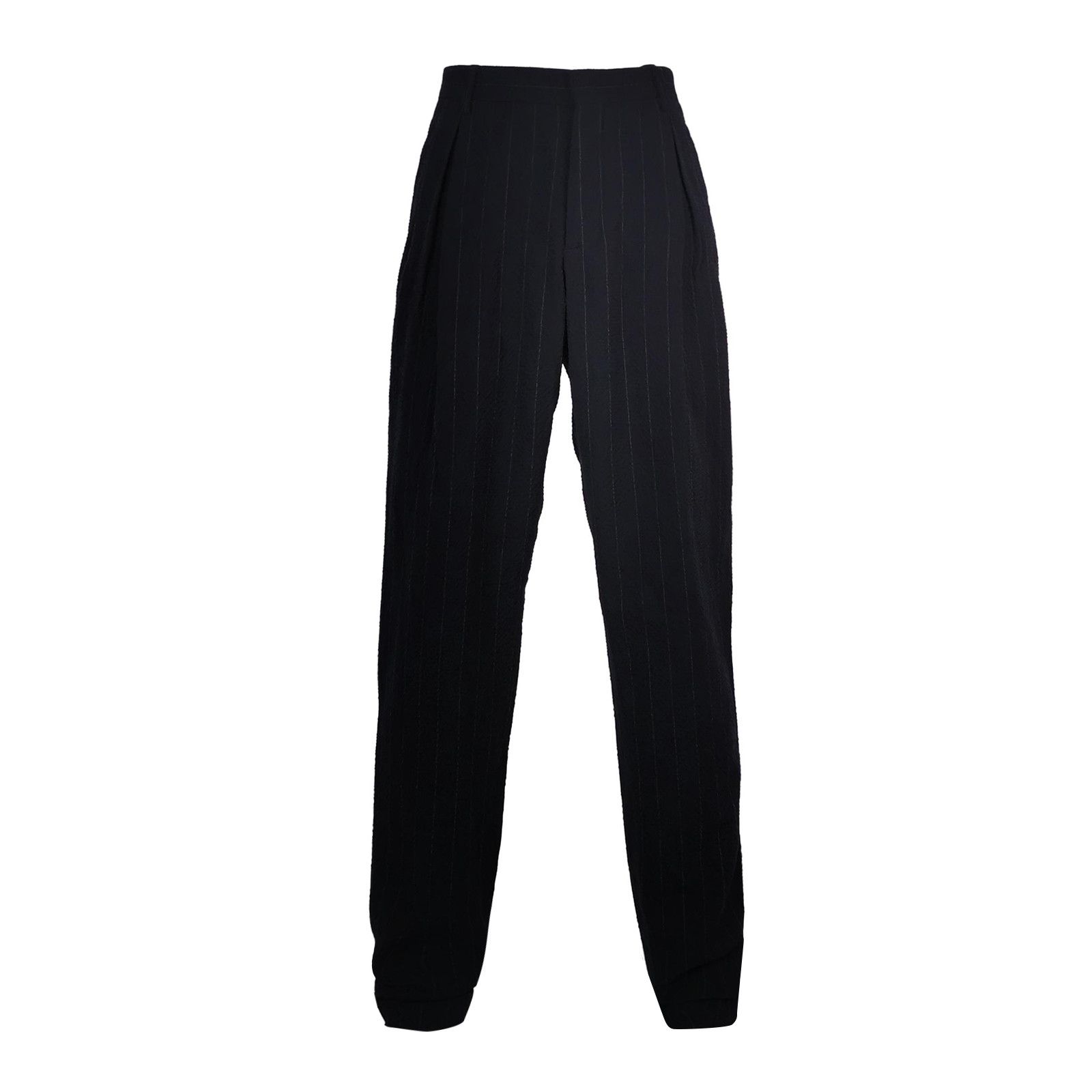 Giorgio Armani Giorgio Armani Striped Wool Blend Trousers Size 50 Size US 34 / EU 50 - 2 Thumbnail