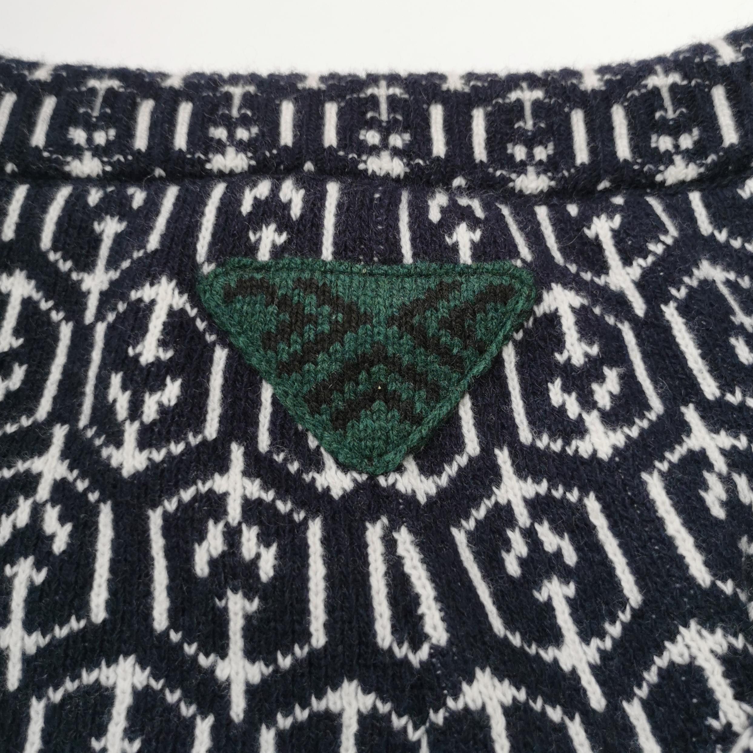 Prada Prada Geometric Wool Cashmere Knit Pants Size 48 Size US 32 / EU 48 - 4 Thumbnail