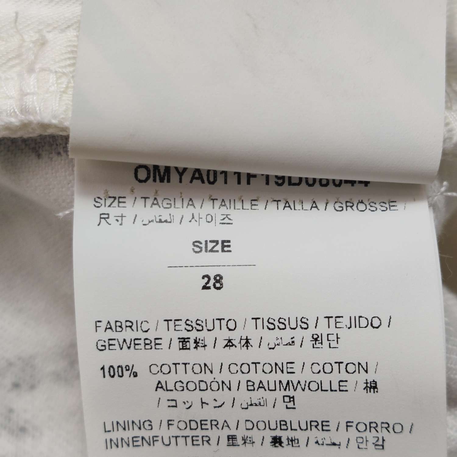 Off-White Off-White Paint Splatter Denim Size 28 Size US 28 / EU 44 - 7 Thumbnail