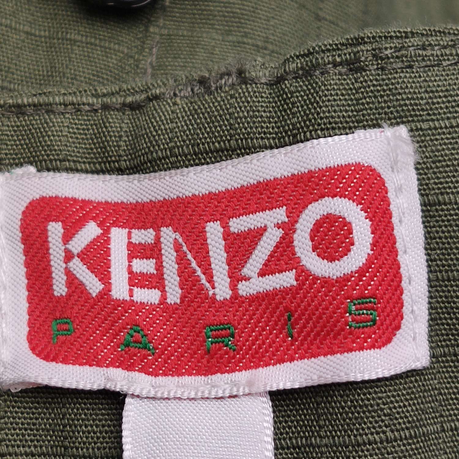 Kenzo Kenzo Green Ripstop Logo Patch Cargo Pants US 26 Size US 26 / EU 42 - 6 Thumbnail