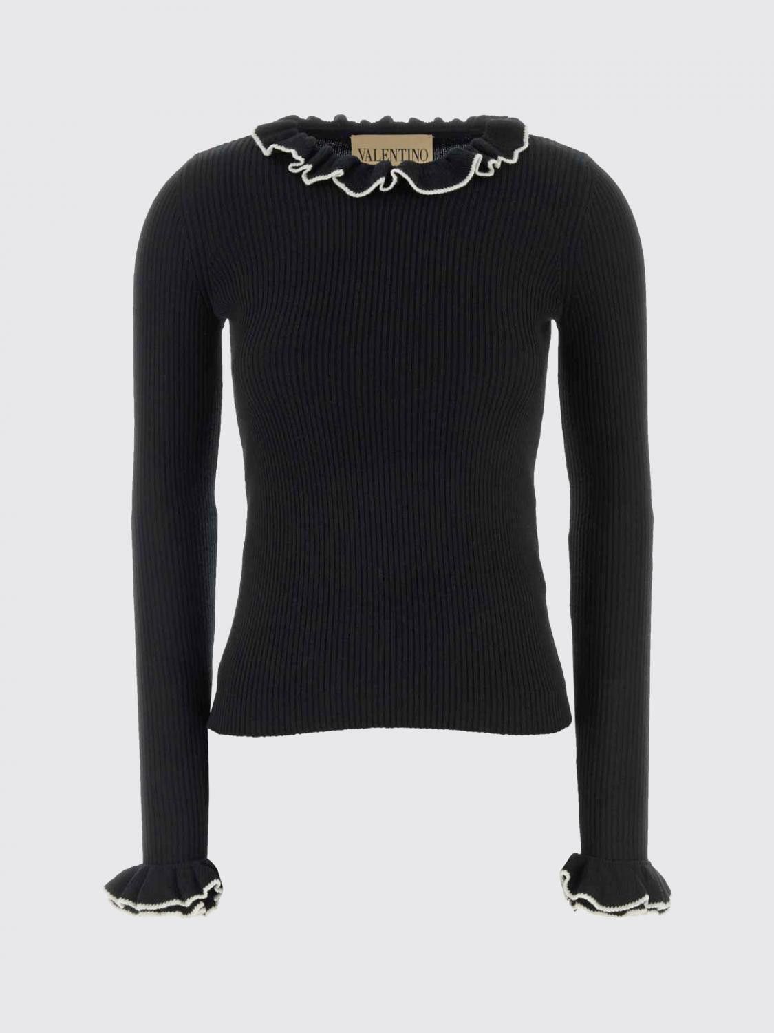 Valentino Valentino Sweater Woman Black Size M / US 6-8 / IT 42-44 - 2 Thumbnail