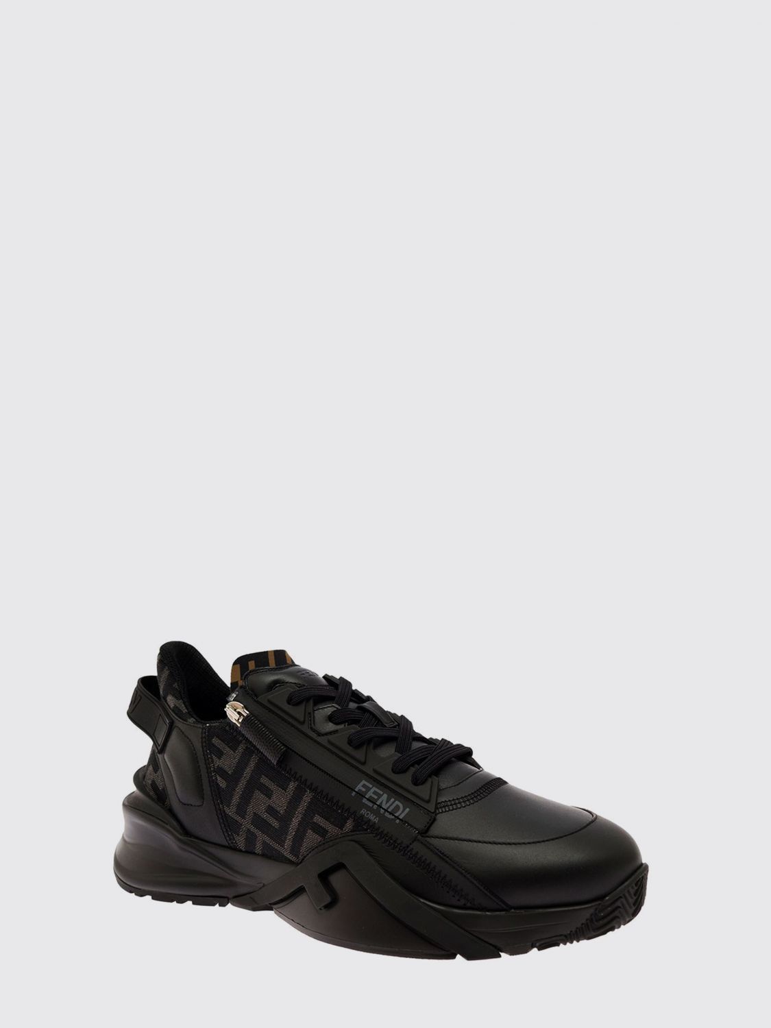 Fendi Fendi Sneakers Men Black Size US 13 / EU 46 - 2 Thumbnail