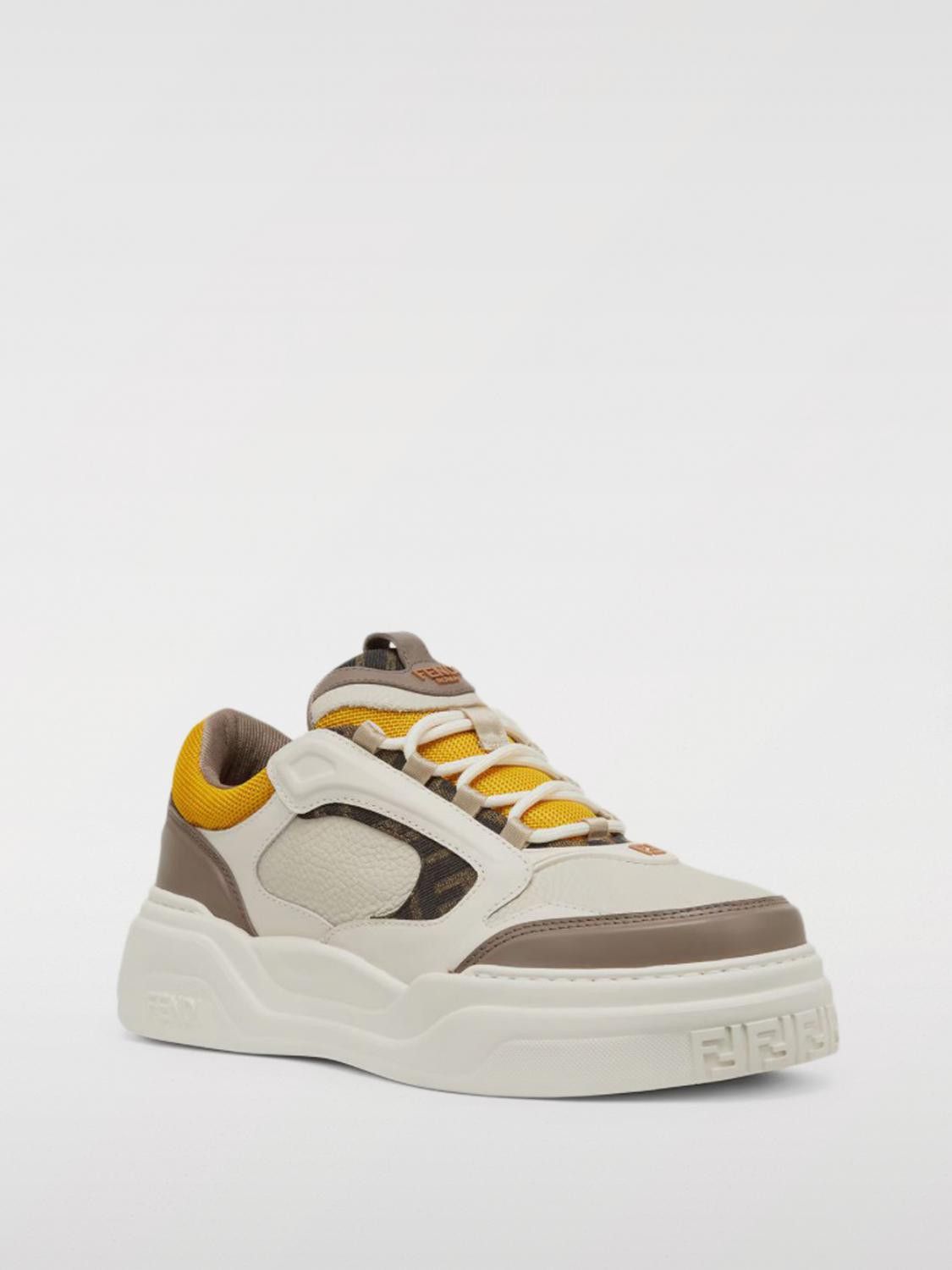 Fendi Fendi Sneakers Men Brown Size US 6 / EU 39 - 2 Thumbnail