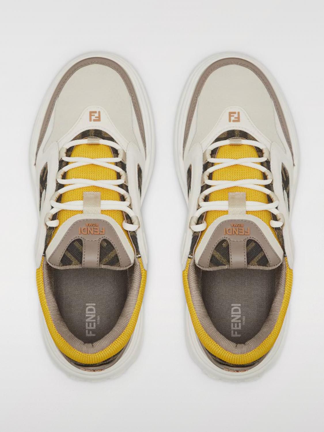 Fendi Fendi Sneakers Men Brown Size US 6 / EU 39 - 4 Thumbnail