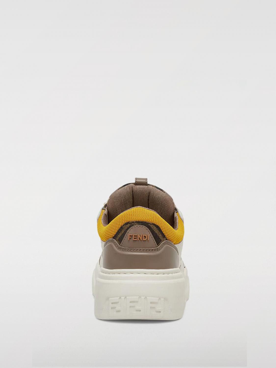 Fendi Fendi Sneakers Men Brown Size US 6 / EU 39 - 3 Thumbnail