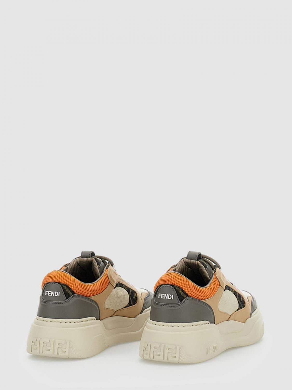Fendi Fendi Sneakers Men Orange Size US 9.5 / EU 42-43 - 3 Thumbnail