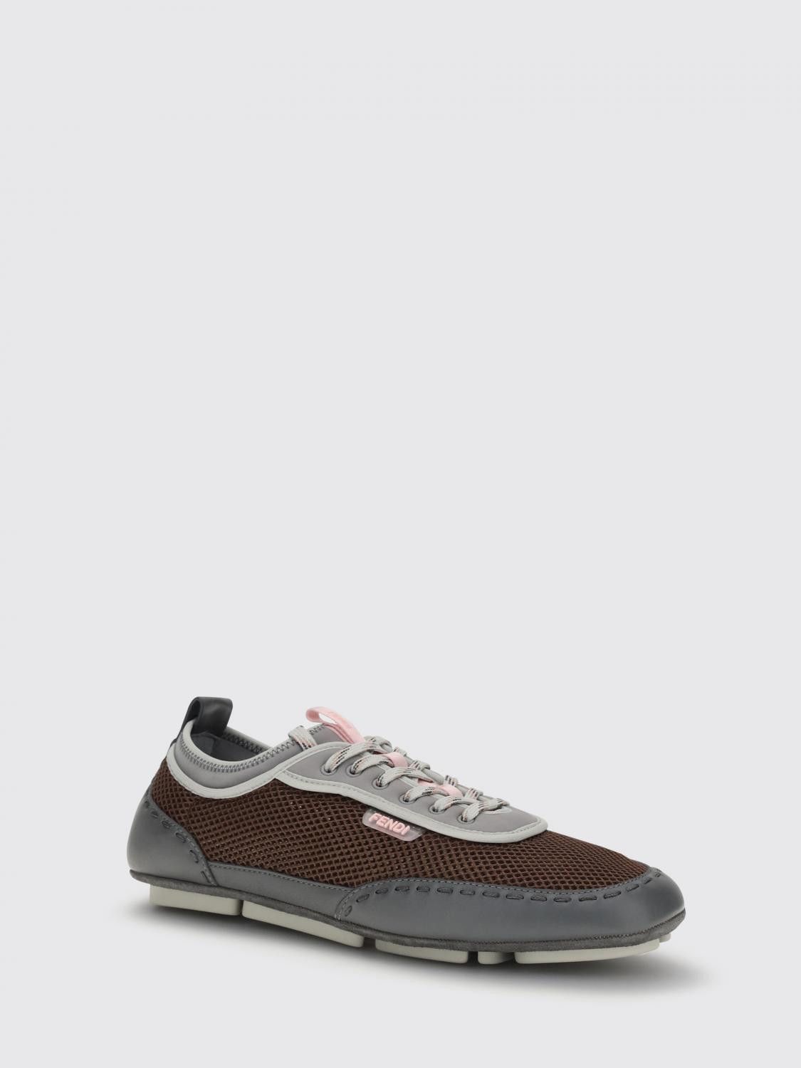 Fendi Fendi Sneakers Men Grey Size US 7.5 / EU 40-41 - 2 Thumbnail