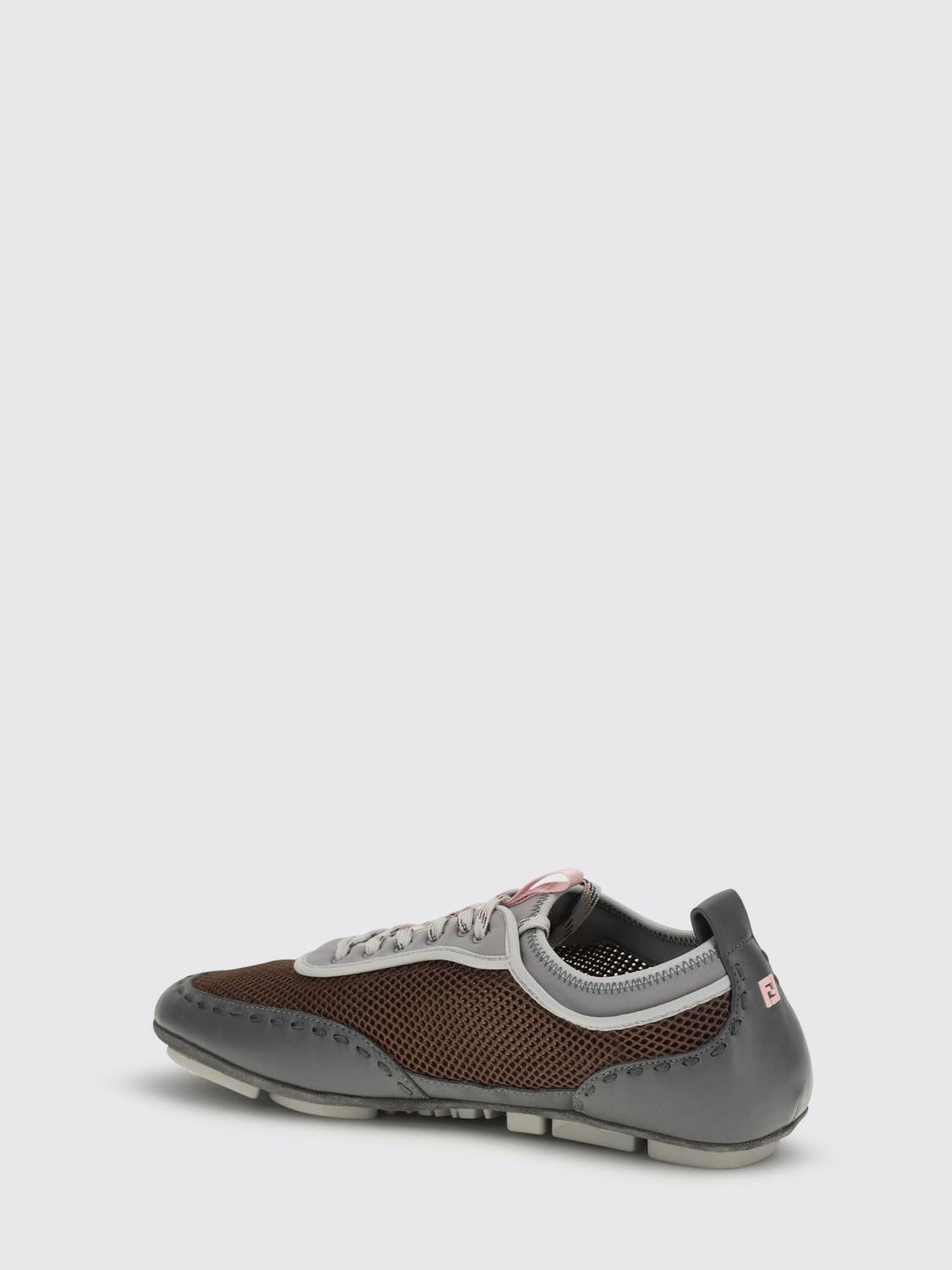 Fendi Fendi Sneakers Men Grey Size US 8.5 / EU 41-42 - 3 Thumbnail