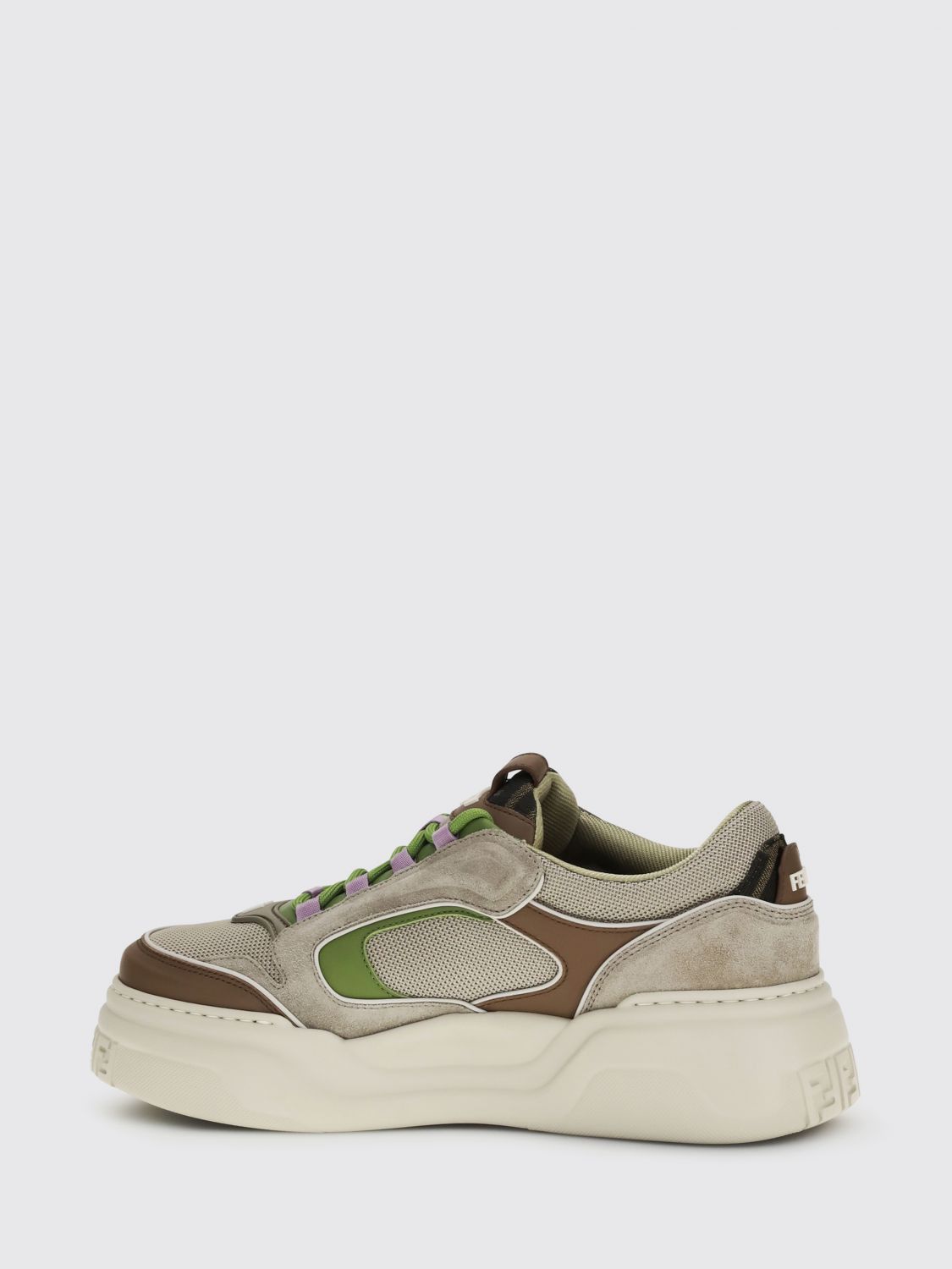 Fendi Fendi Sneakers Men Cocoa Size US 9.5 / EU 42-43 - 3 Thumbnail