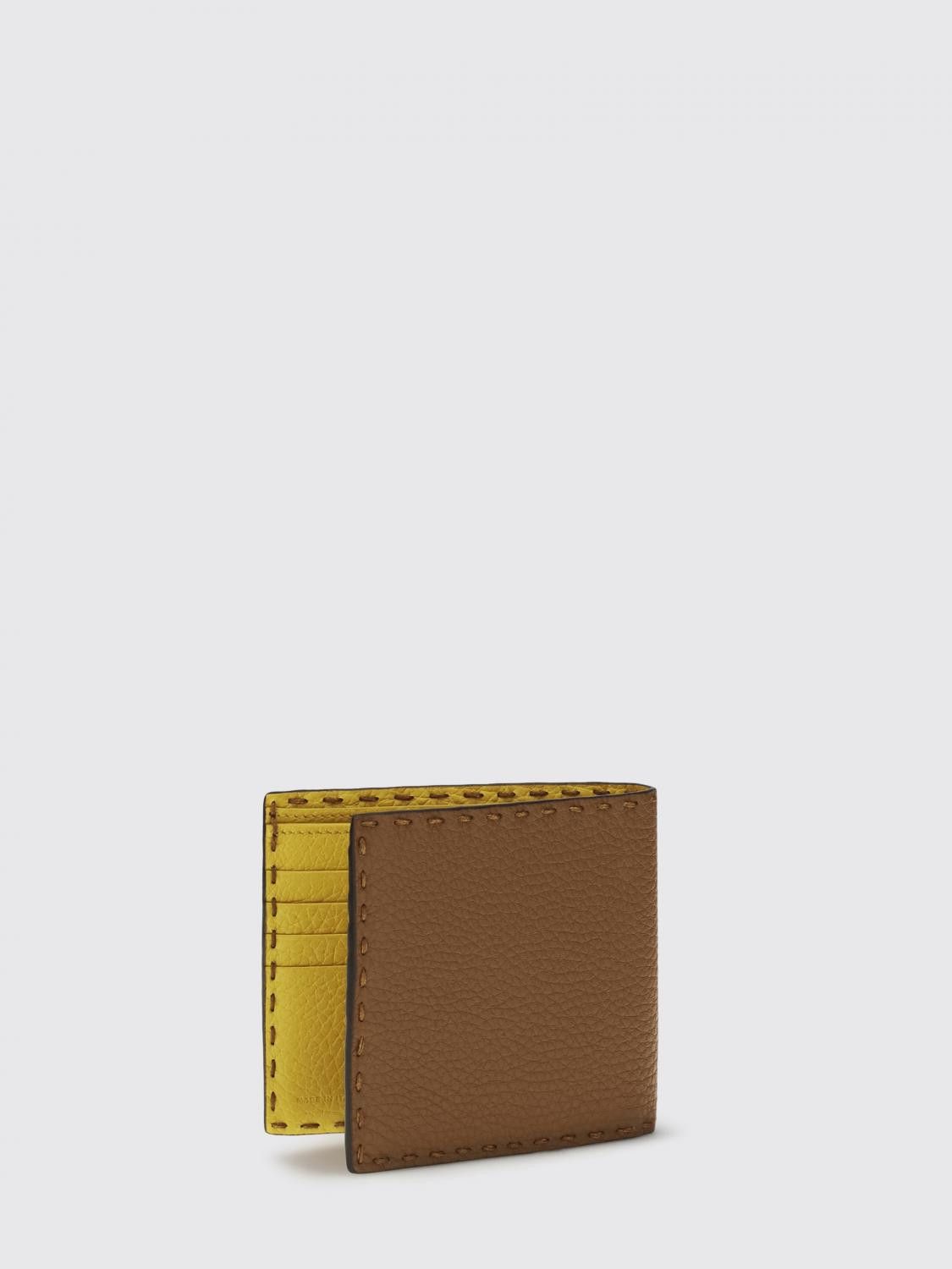Fendi Fendi Wallet Men Brown Size ONE SIZE - 3 Thumbnail