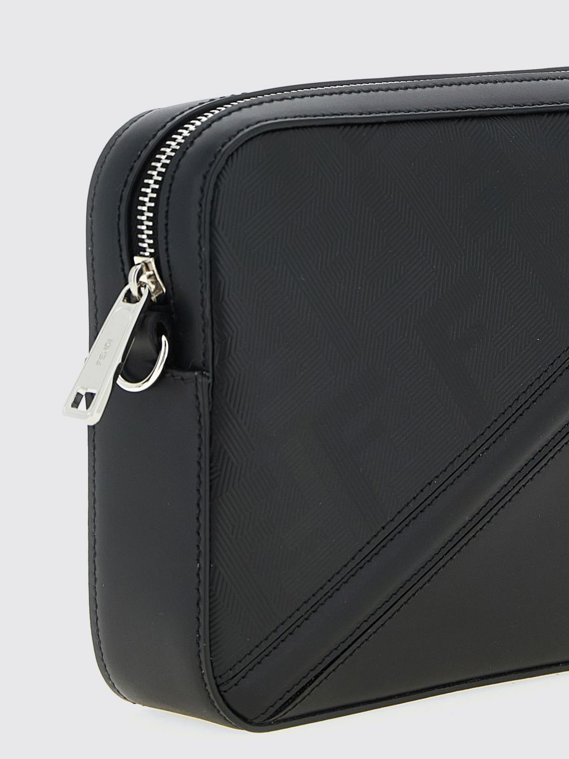 Fendi Fendi Shoulder Bag Men Black Size ONE SIZE - 3 Thumbnail