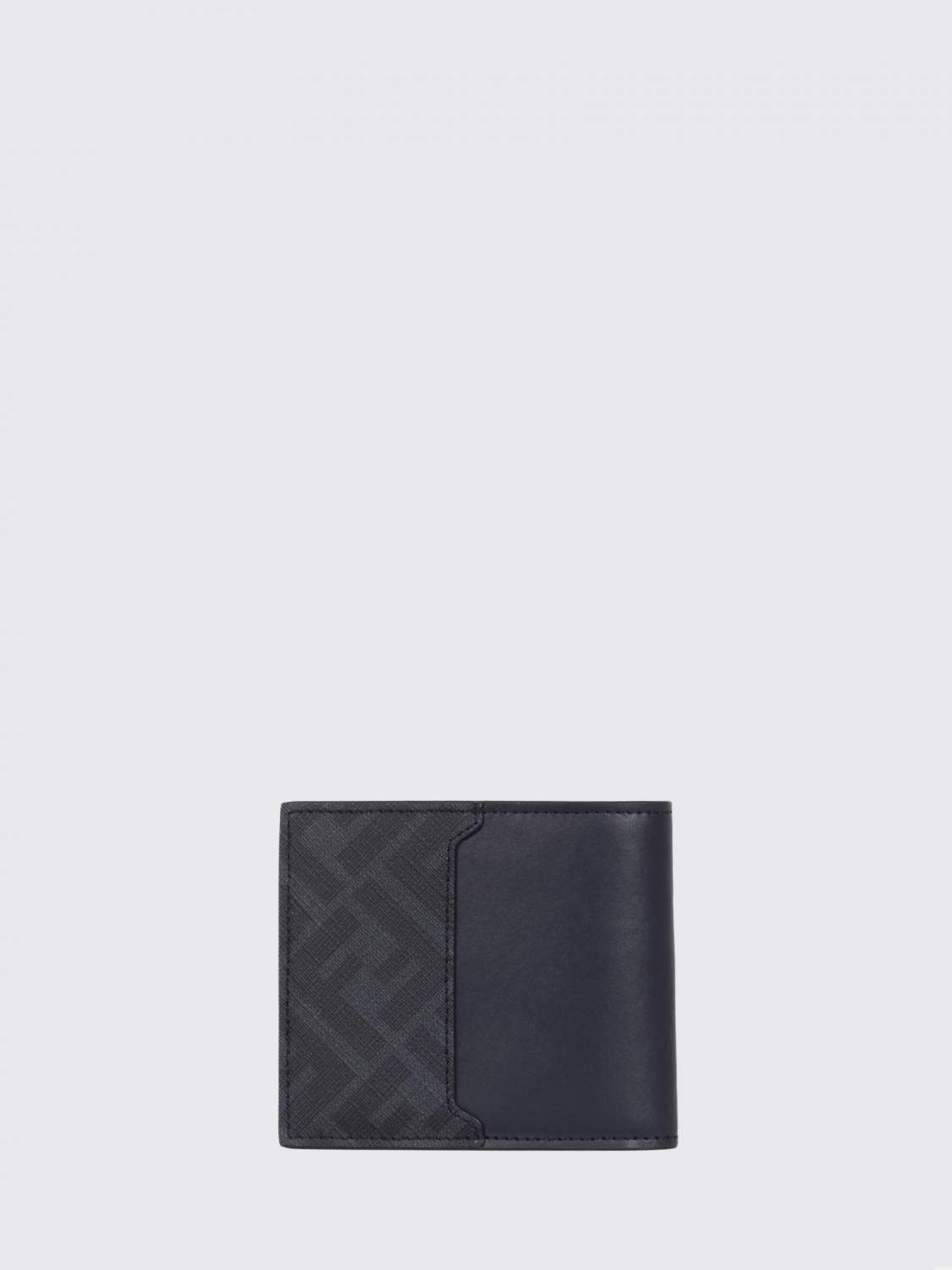 Fendi Fendi Wallet Men Blue Size ONE SIZE - 3 Thumbnail