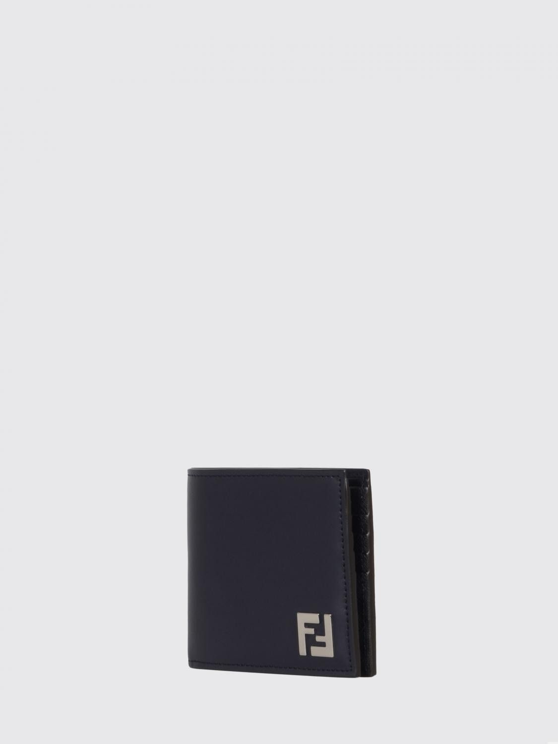 Fendi Fendi Wallet Men Blue Size ONE SIZE - 4 Thumbnail