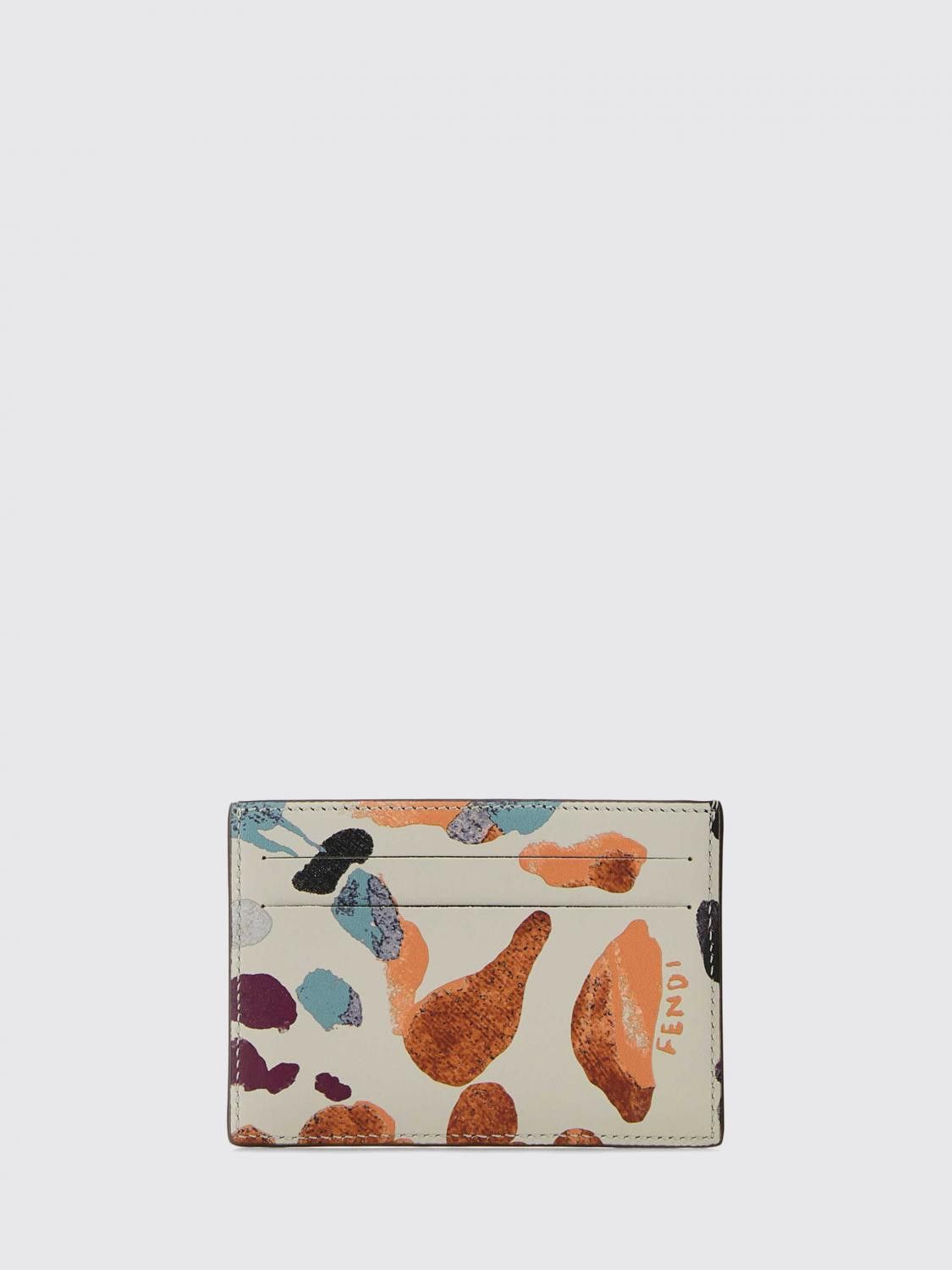 Fendi Fendi Wallet Men Grey Size ONE SIZE - 2 Thumbnail