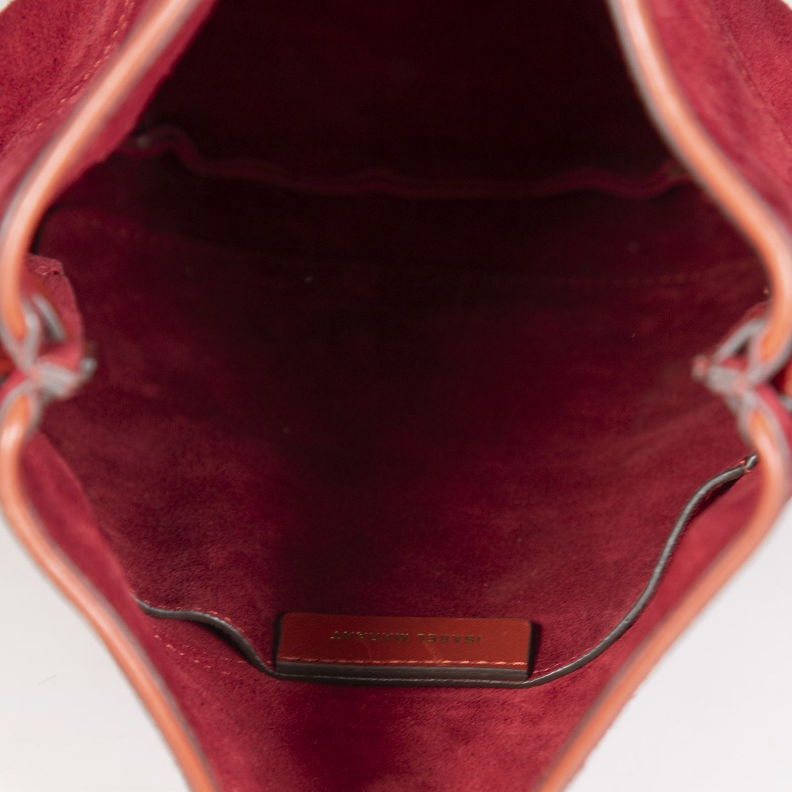 Isabel Marant Red Suede Shoulder Bag Size ONE SIZE - 6 Thumbnail