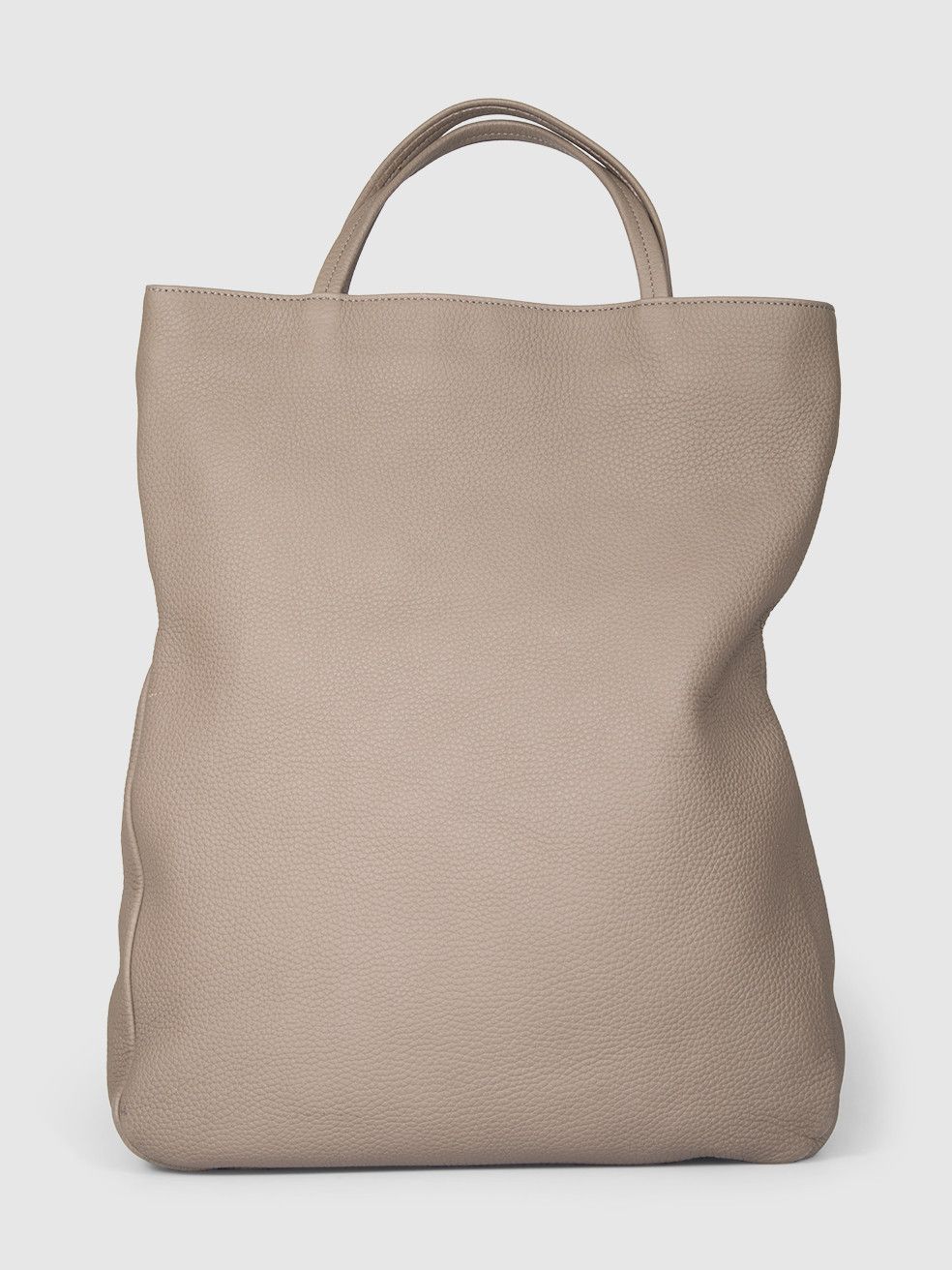 The Row Brown Leather Everett Tote Bag Size ONE SIZE - 4 Thumbnail