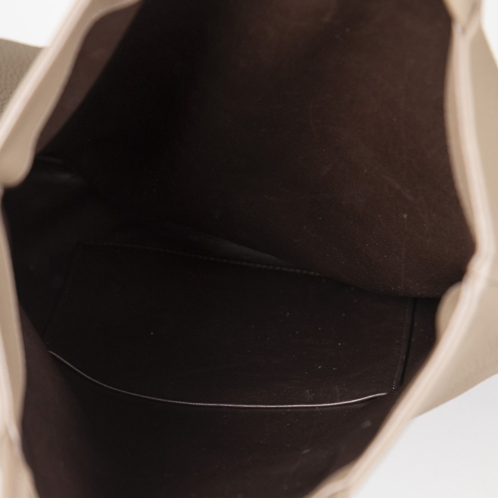The Row Brown Leather Everett Tote Bag Size ONE SIZE - 6 Thumbnail
