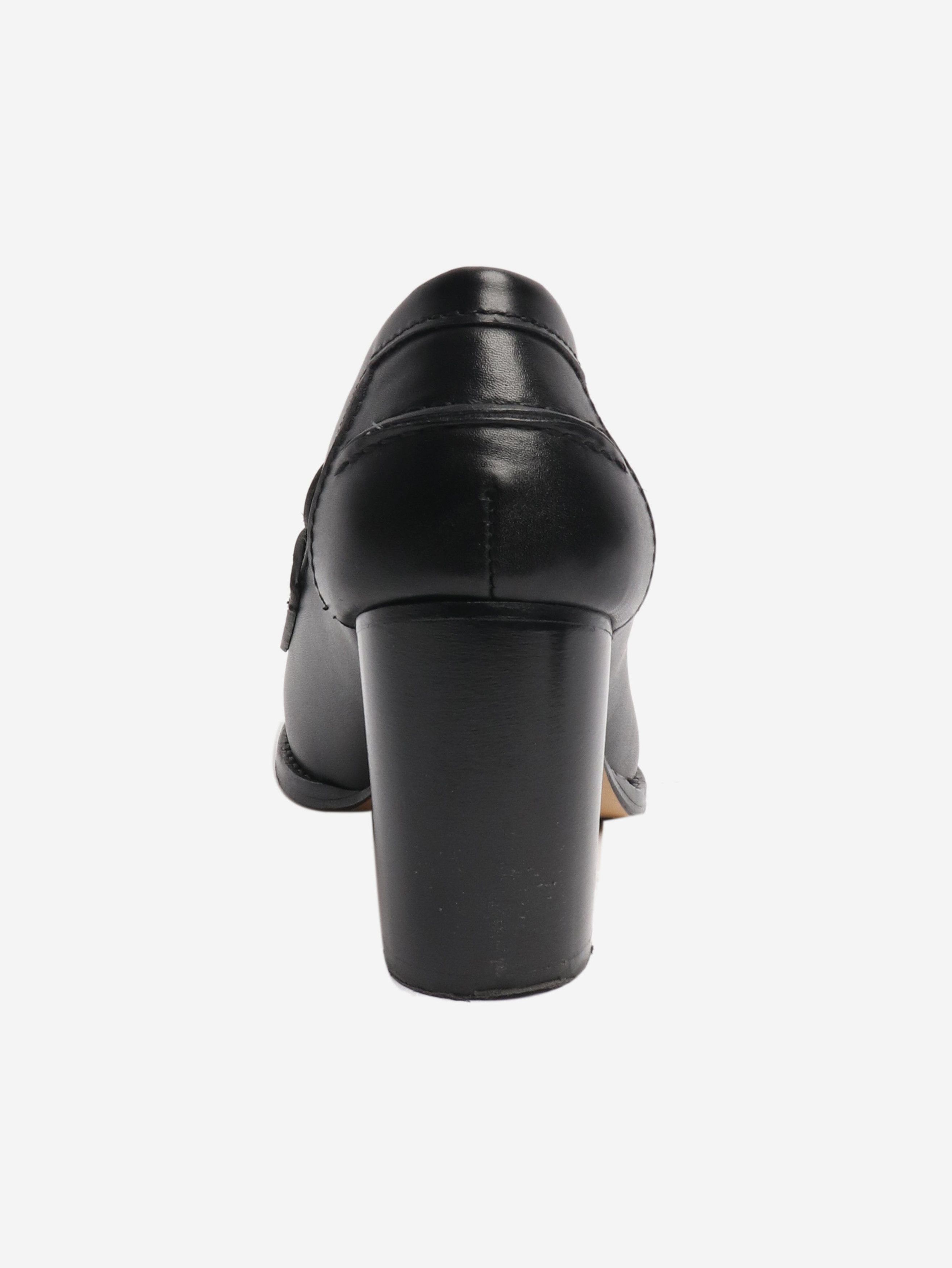 A.P.C. Black high-heel loafers - EU 38 Size US 7.5 / IT 37.5 - 3 Thumbnail