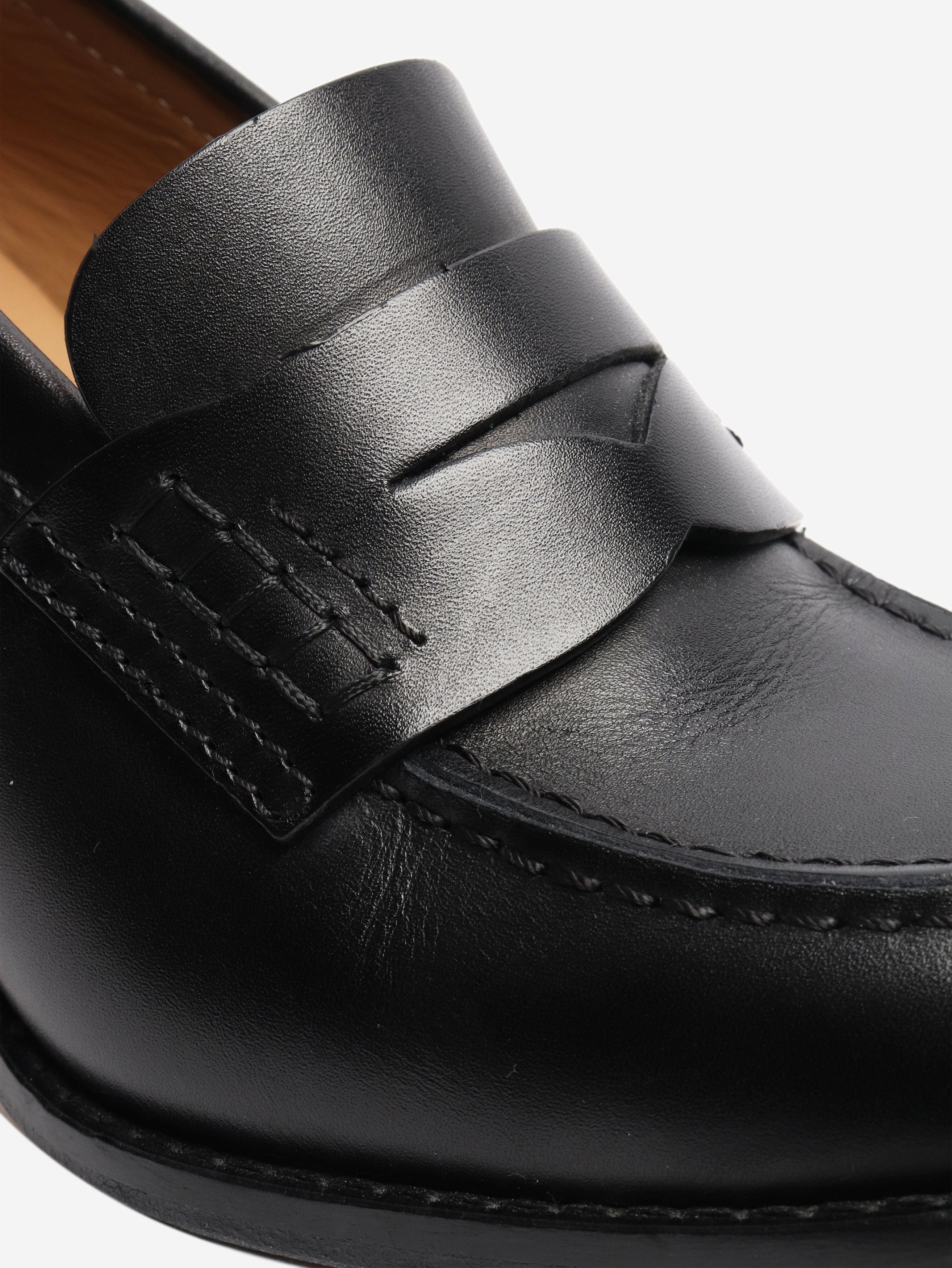A.P.C. Black high-heel loafers - EU 38 Size US 7.5 / IT 37.5 - 4 Thumbnail