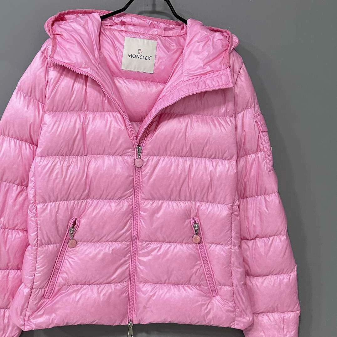 Moncler Moncler Down Pink Down Jacket L Women Size L / US 10 / IT 46 - 2 Thumbnail