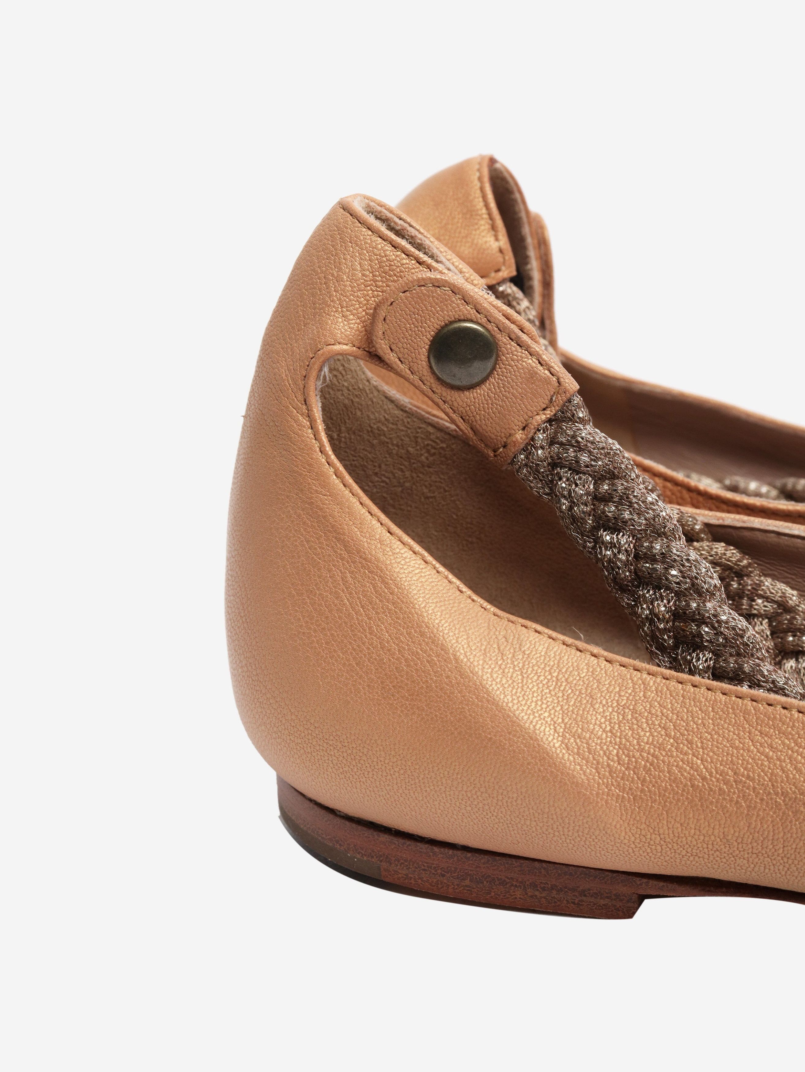 Chloe Gold ballet flats - EU 40 Size US 7 / IT 37 - 4 Thumbnail