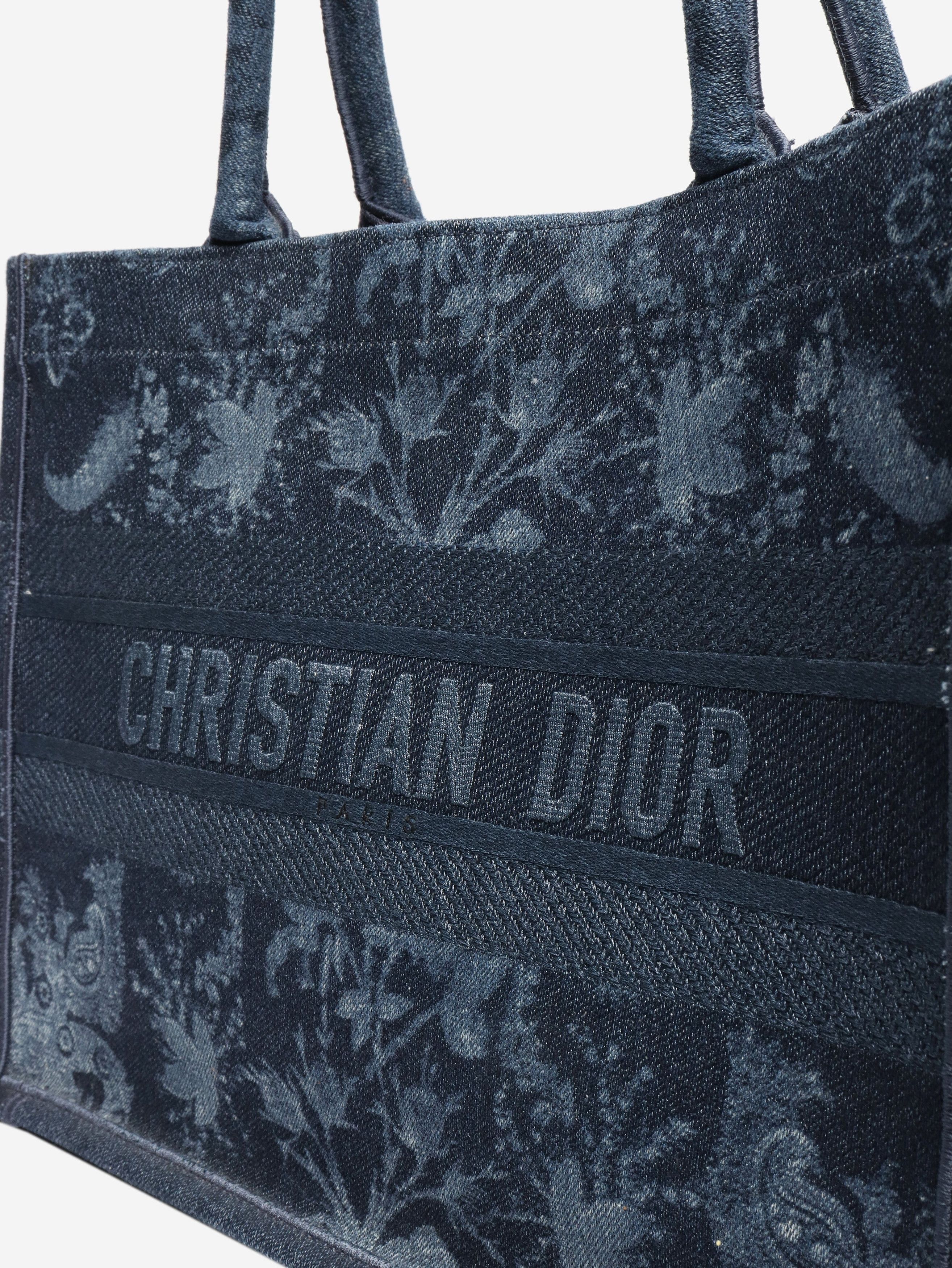 Dior Blue 2021 medium denim Book Tote Size ONE SIZE - 5 Thumbnail