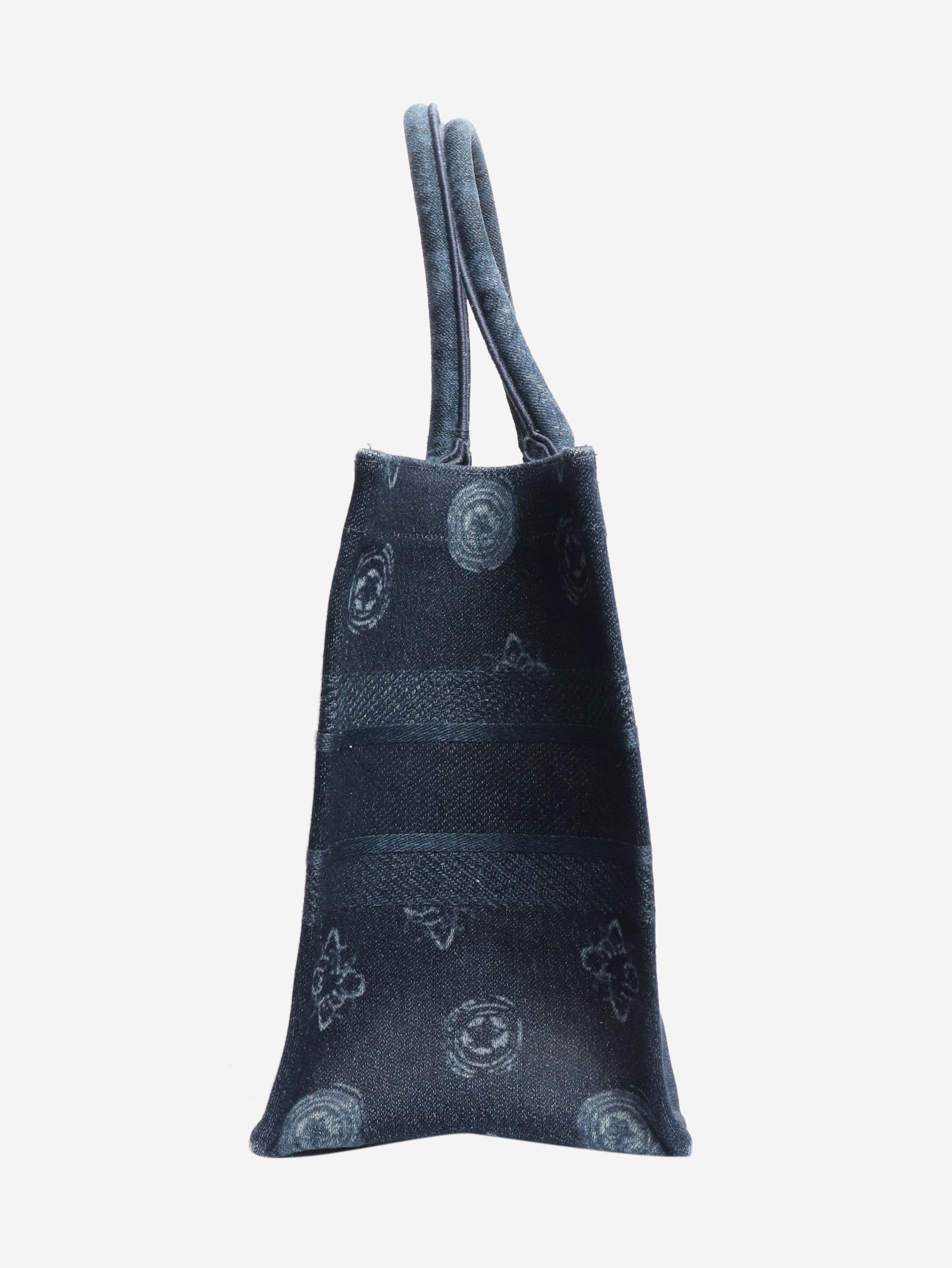Dior Blue 2021 medium denim Book Tote Size ONE SIZE - 2 Thumbnail