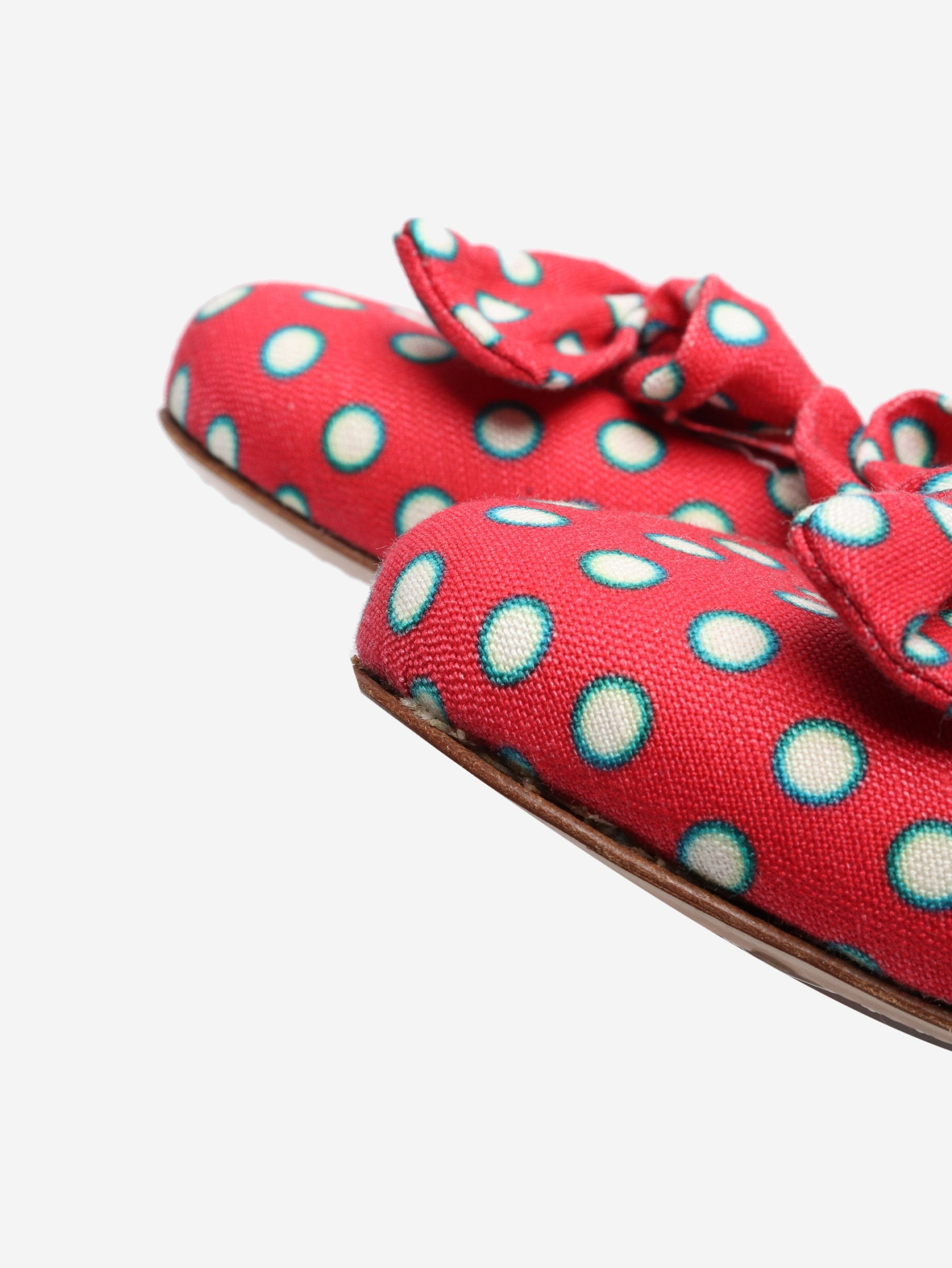 Miu Miu Red polka dot bow ballet flats - EU 40 (UK 7) Size US 9 / IT 39 - 5 Thumbnail