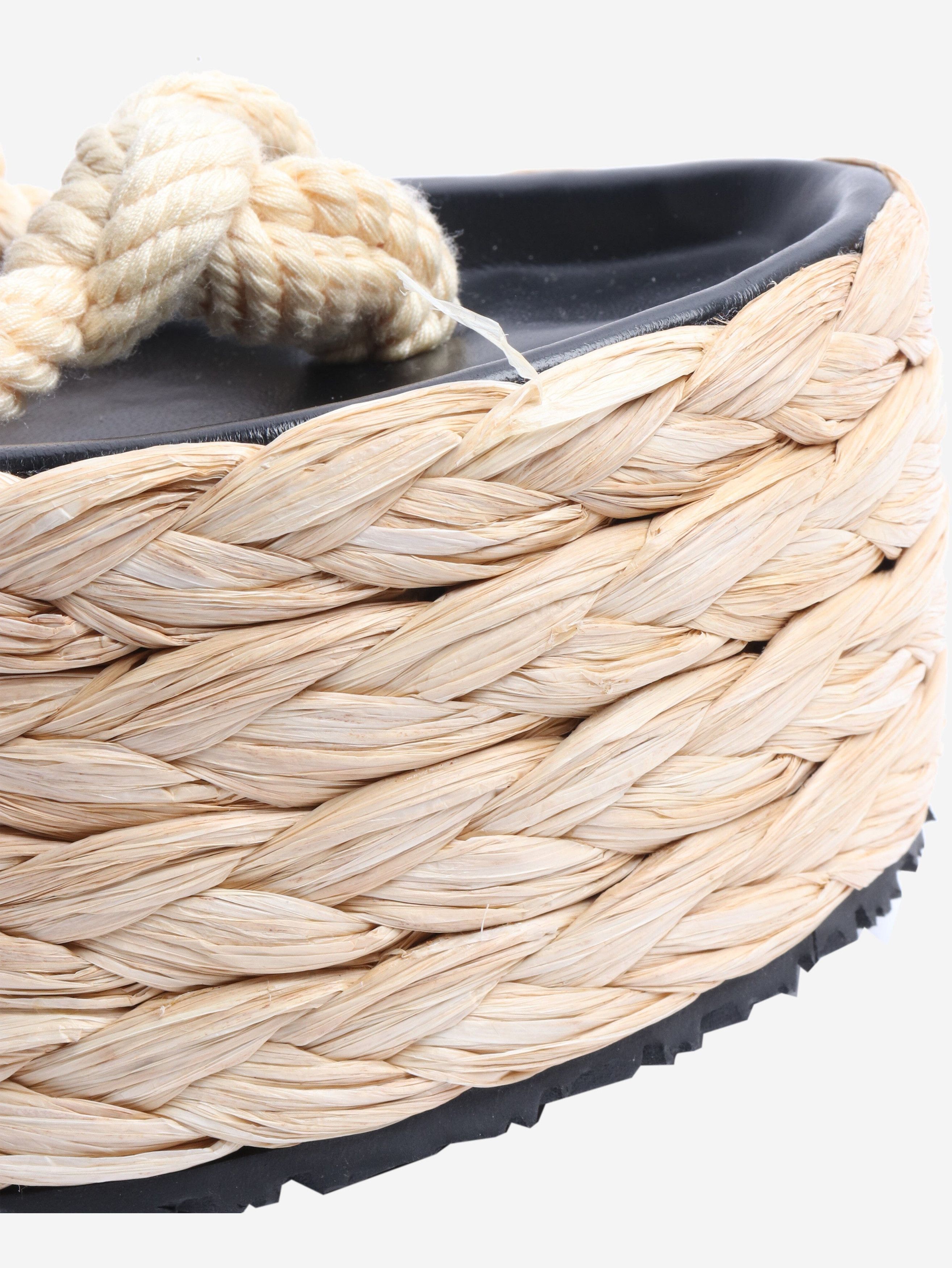 Isabel Marant Neutral raffia platform sandals - EU 41 Size US 10 / IT 40 - 4 Thumbnail