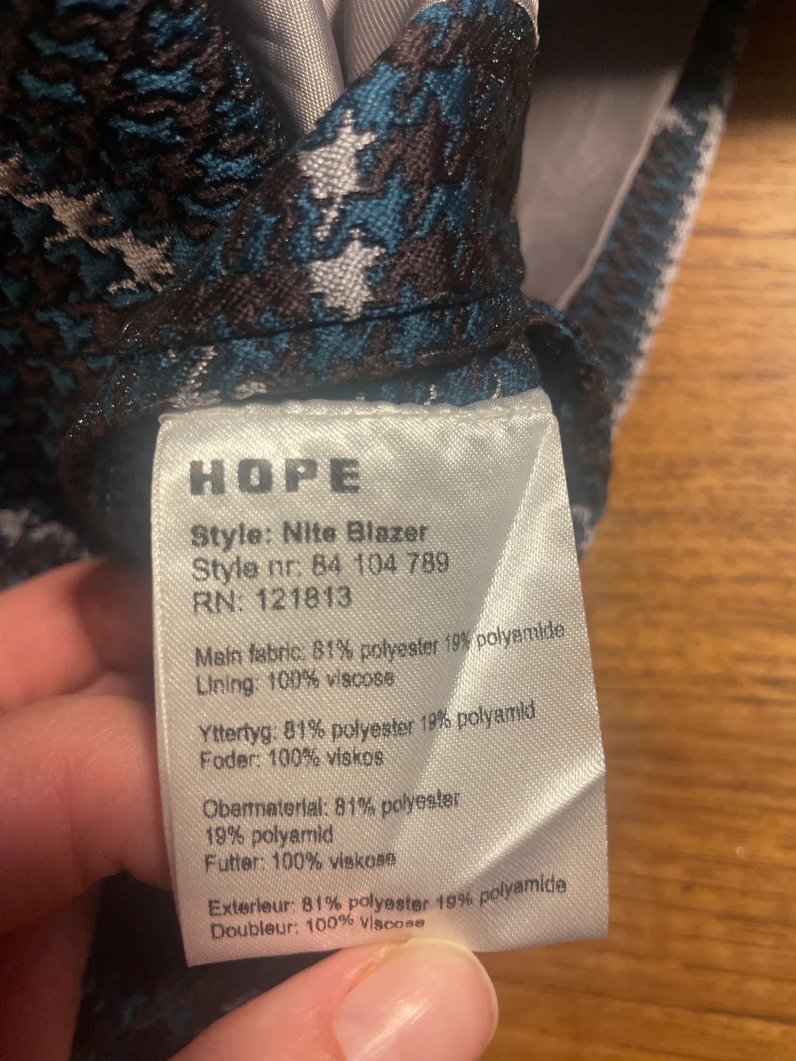 Hope Hope Nite blazer Blazer Size S / US 4 / IT 40 - 3 Thumbnail