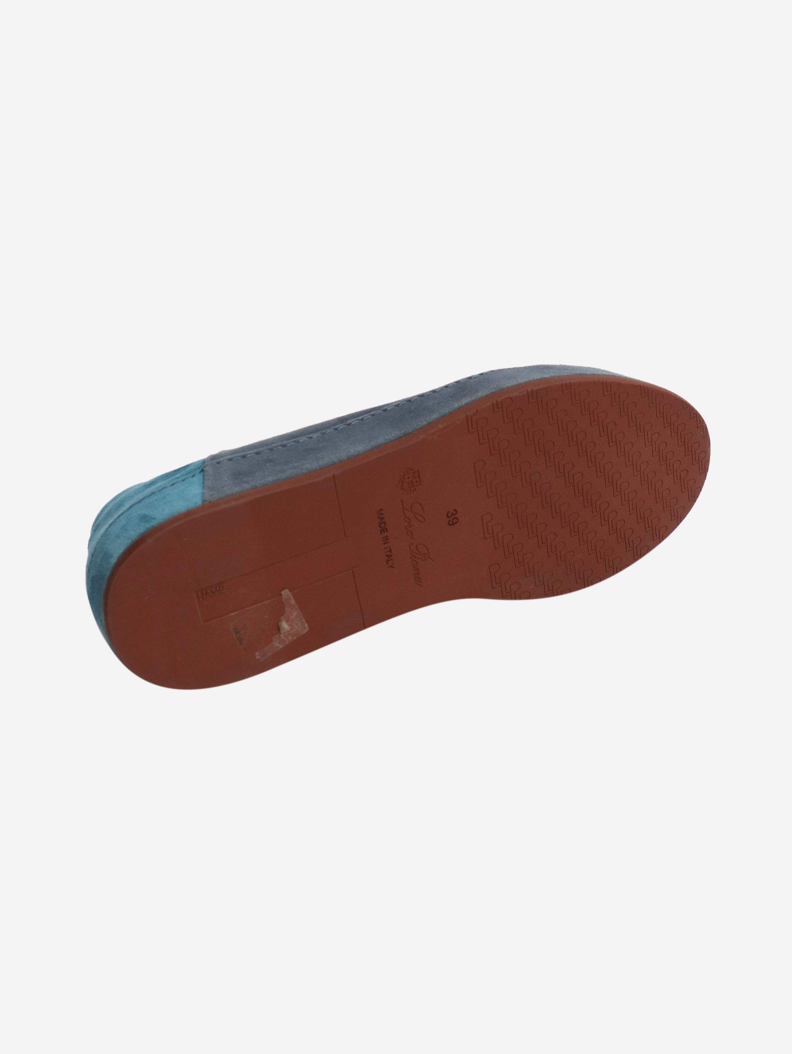 Loro Piana Blue suede trainers - EU 39 Size US 8 / IT 38 - 6 Thumbnail