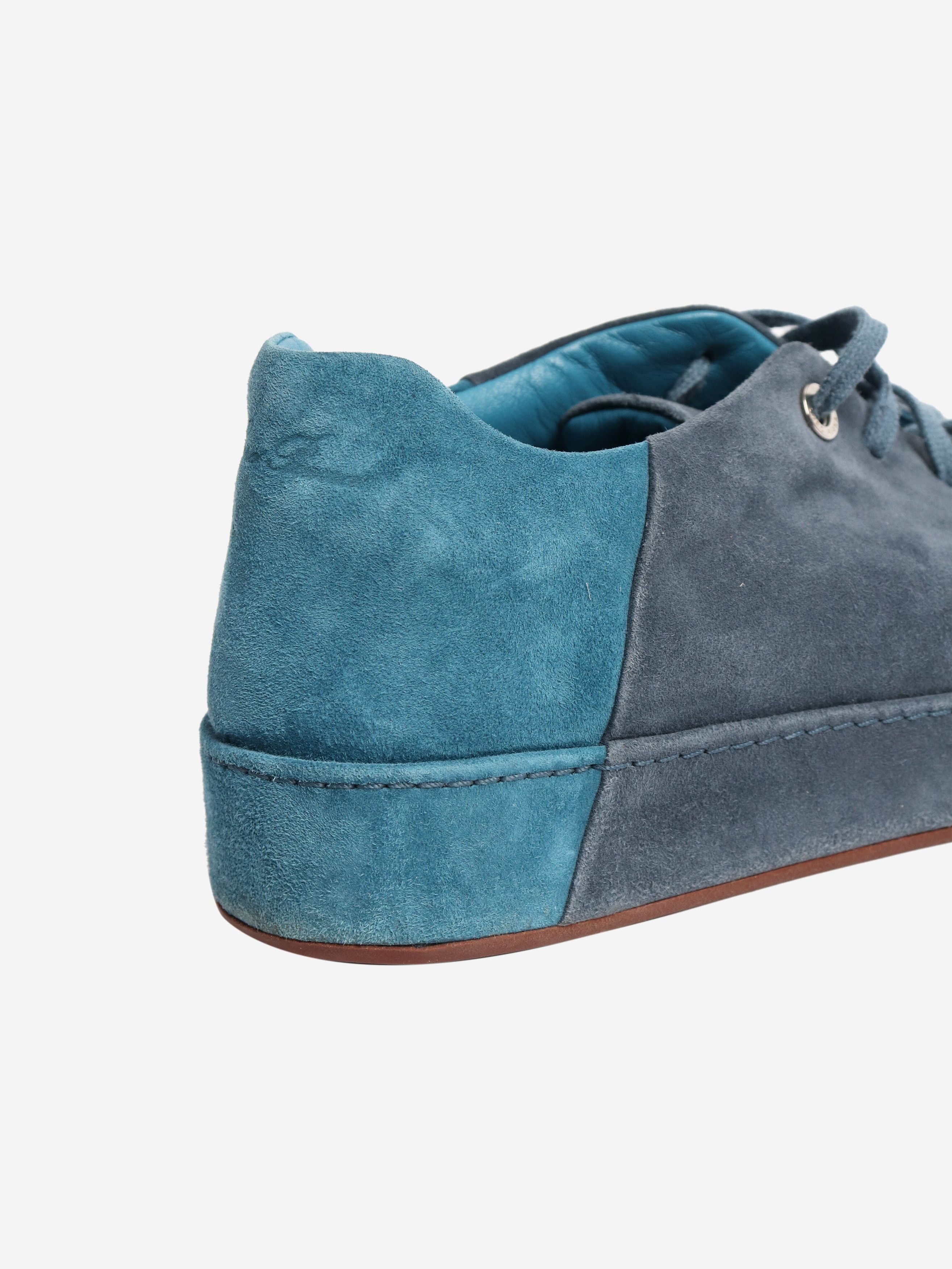 Loro Piana Blue suede trainers - EU 39 Size US 8 / IT 38 - 4 Thumbnail