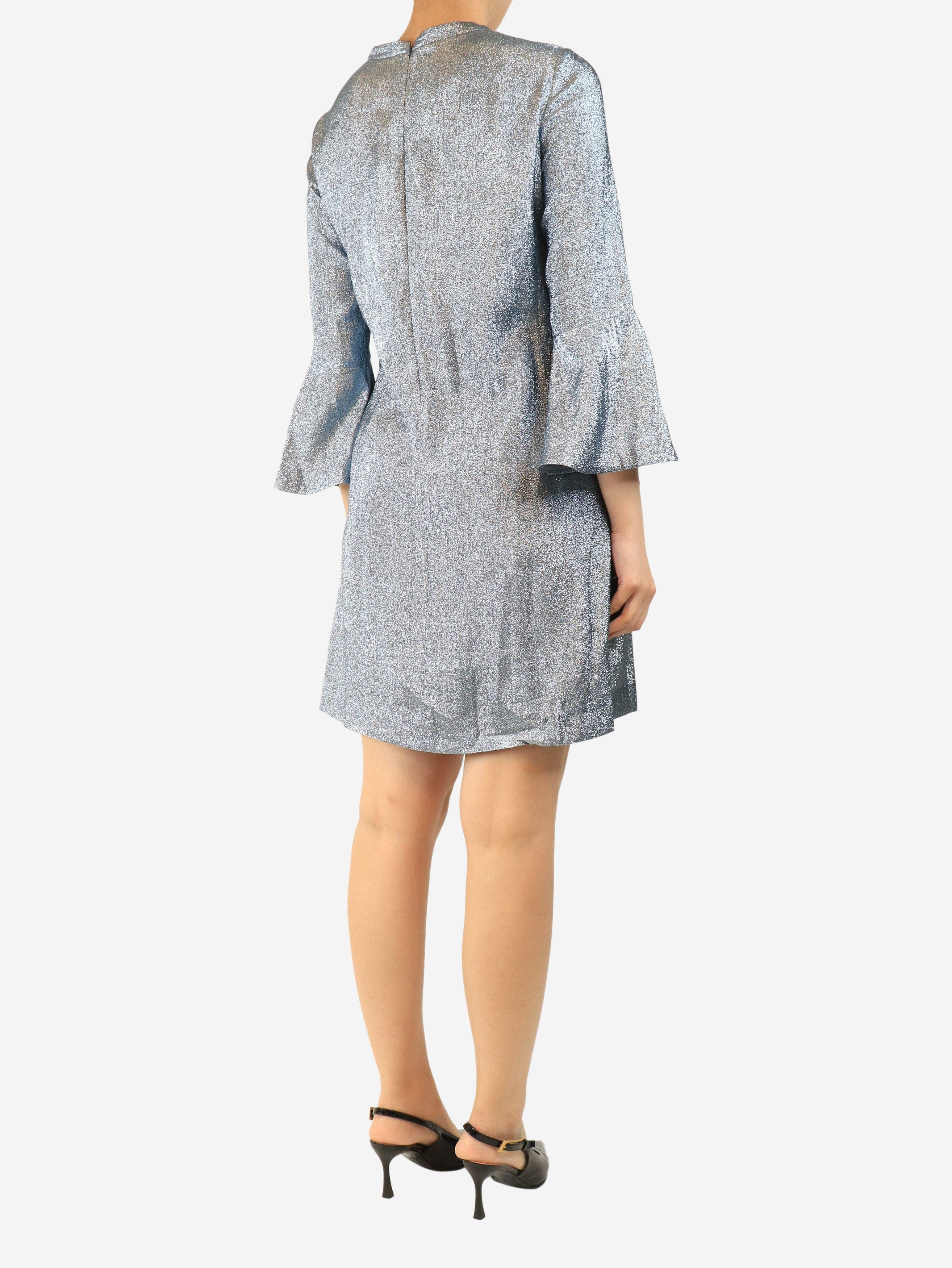 Stella McCartney Blue lurex dress - UK 10 Size M / US 6-8 / IT 42-44 - 2 Thumbnail