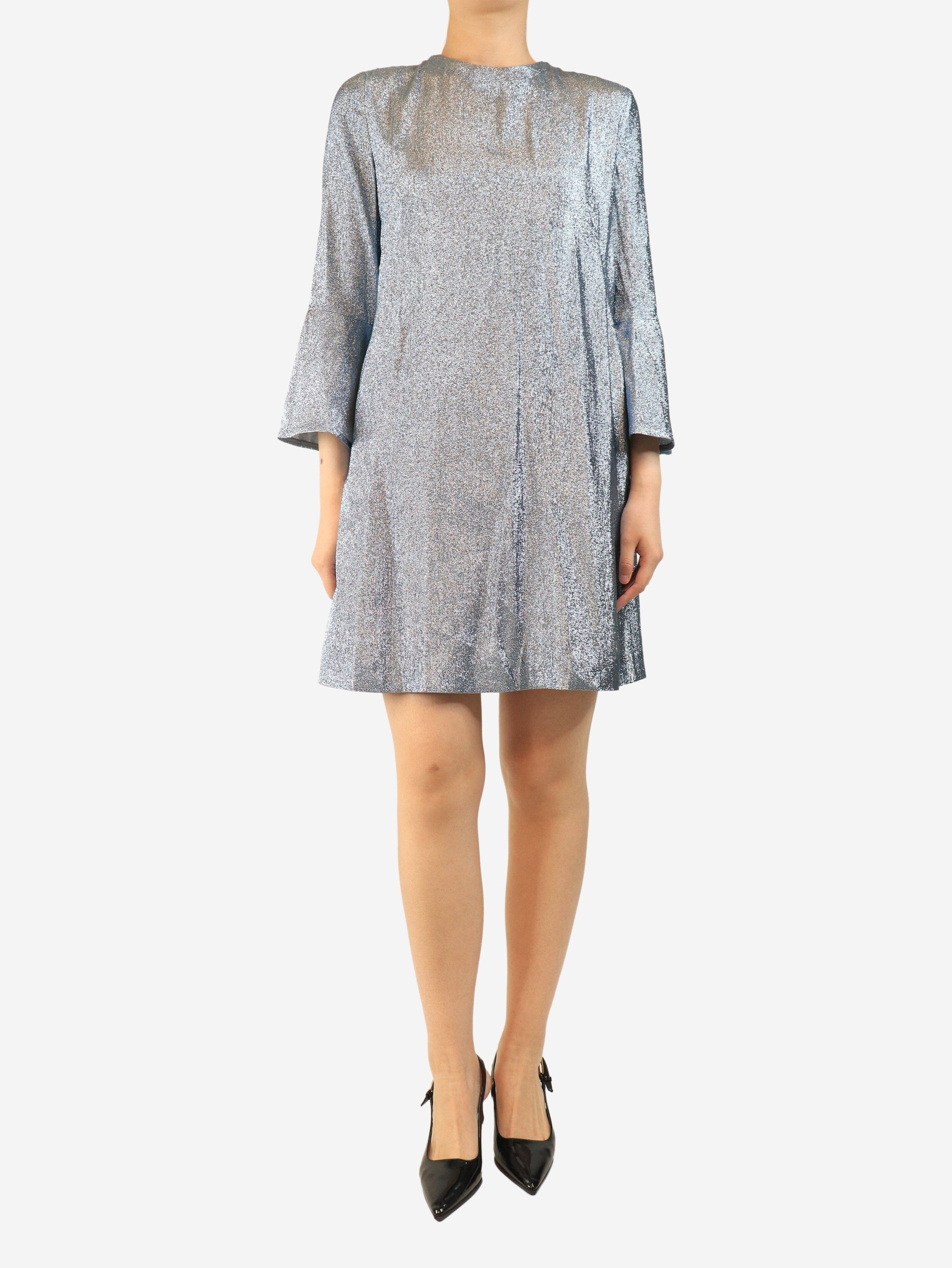 Stella McCartney Blue lurex dress - UK 10 Size M / US 6-8 / IT 42-44 - 3 Thumbnail