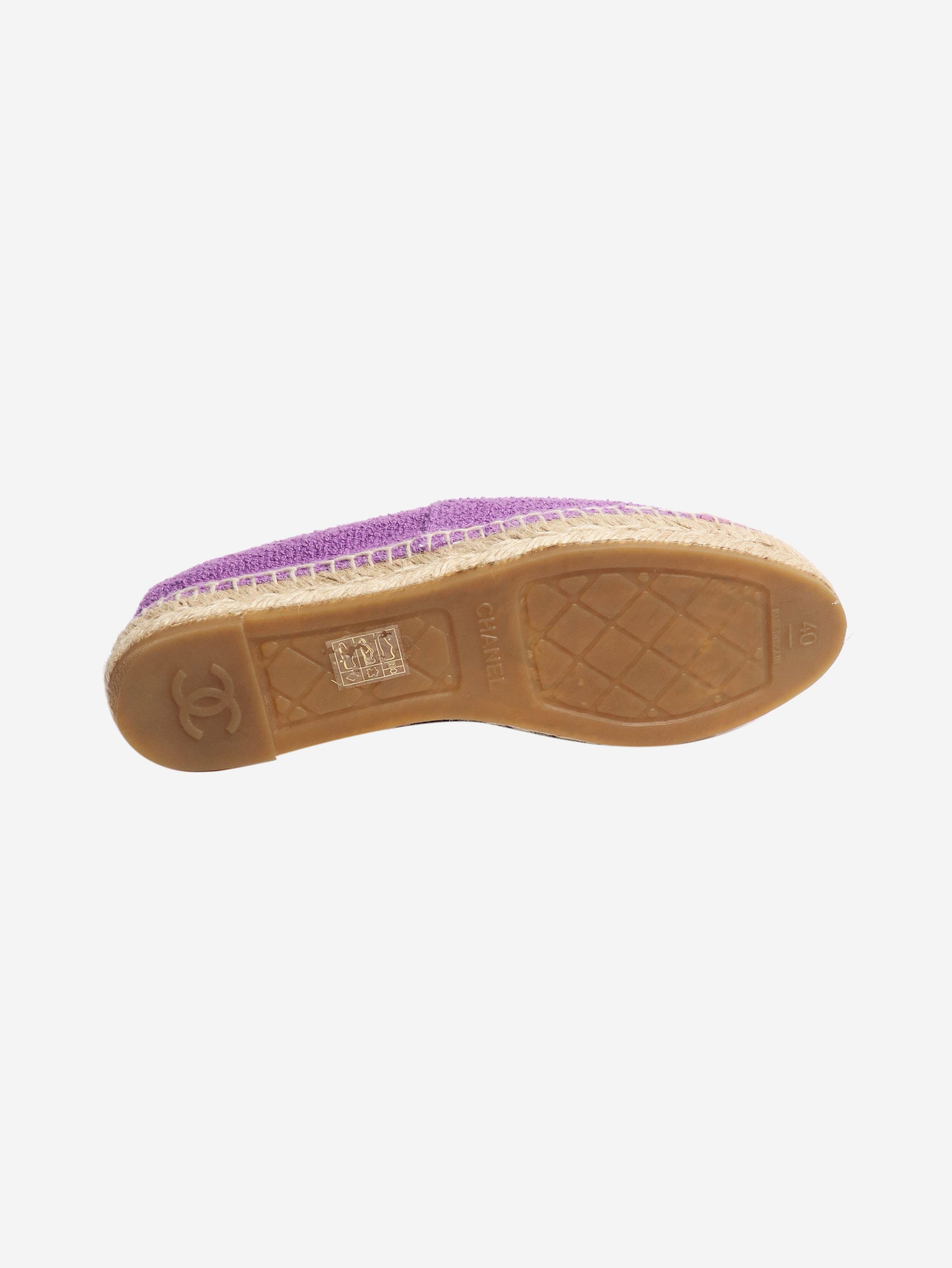 Chanel Purple espadrilles - EU 40 Size US 9 / IT 39 - 5 Thumbnail