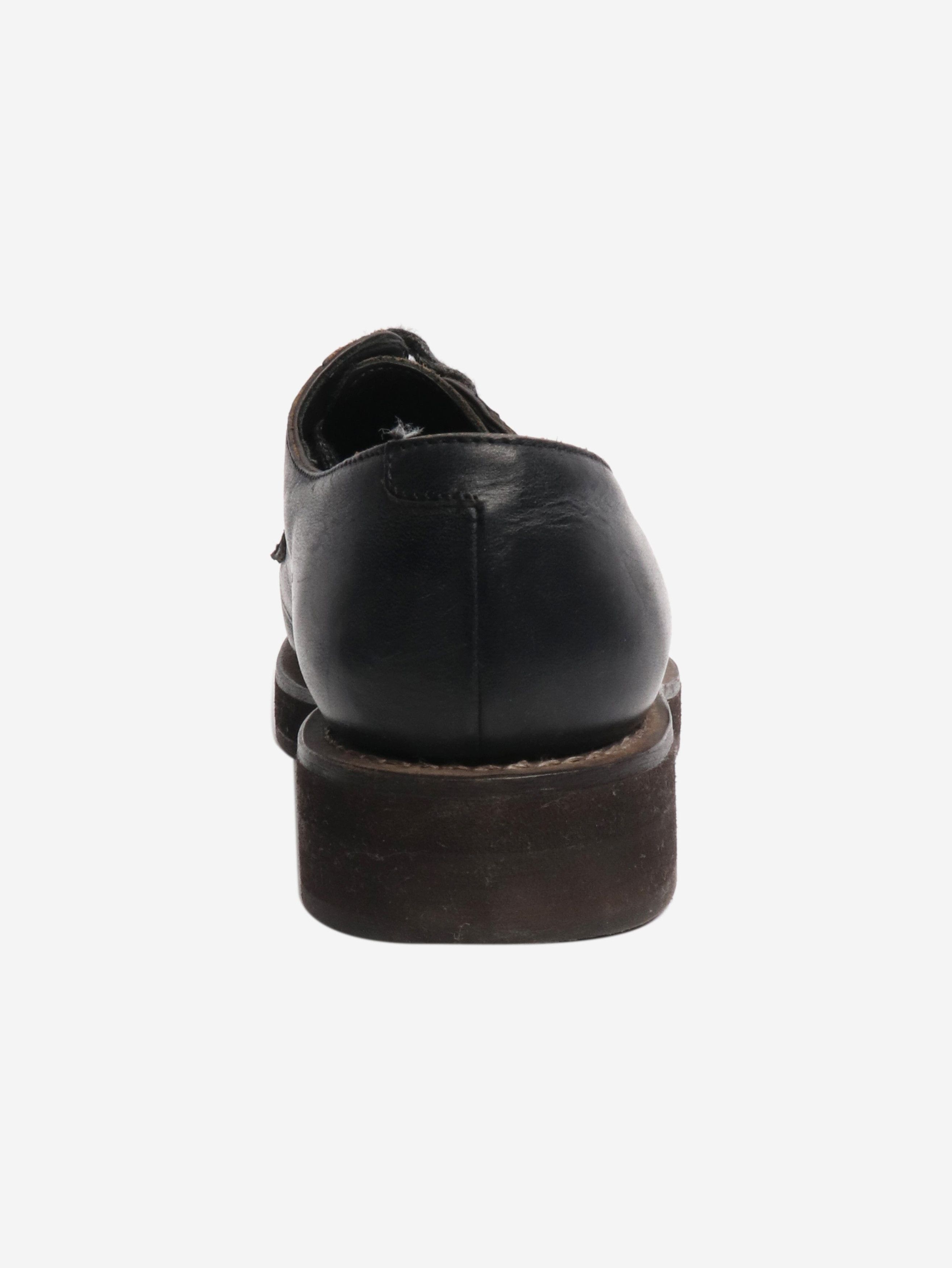 Brunello Cucinelli Black bejewelled leather lace-up shoes - EU 38 Size US 7.5 / IT 37.5 - 3 Thumbnail
